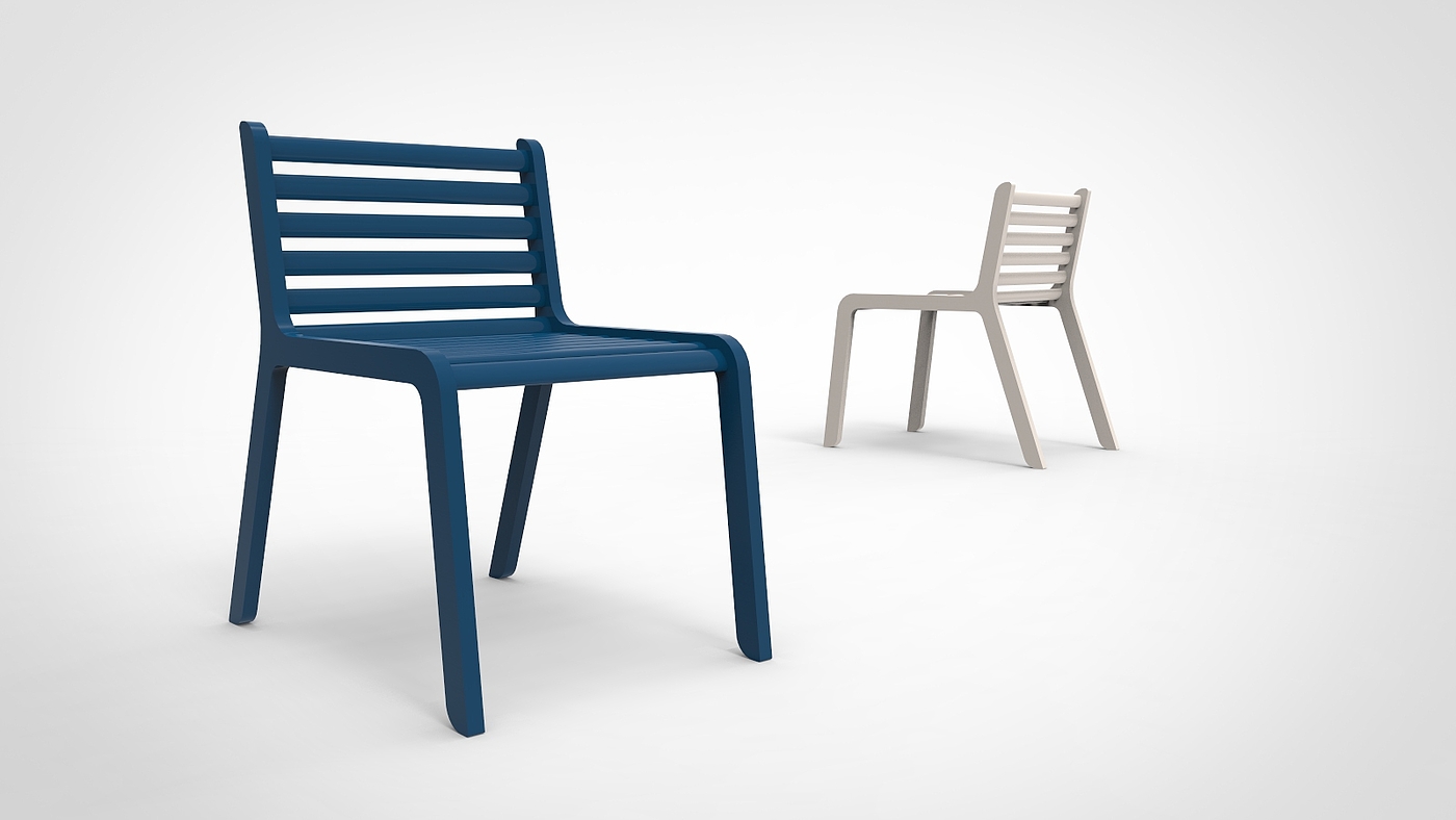 NAVAL，stripe，navy，chair，