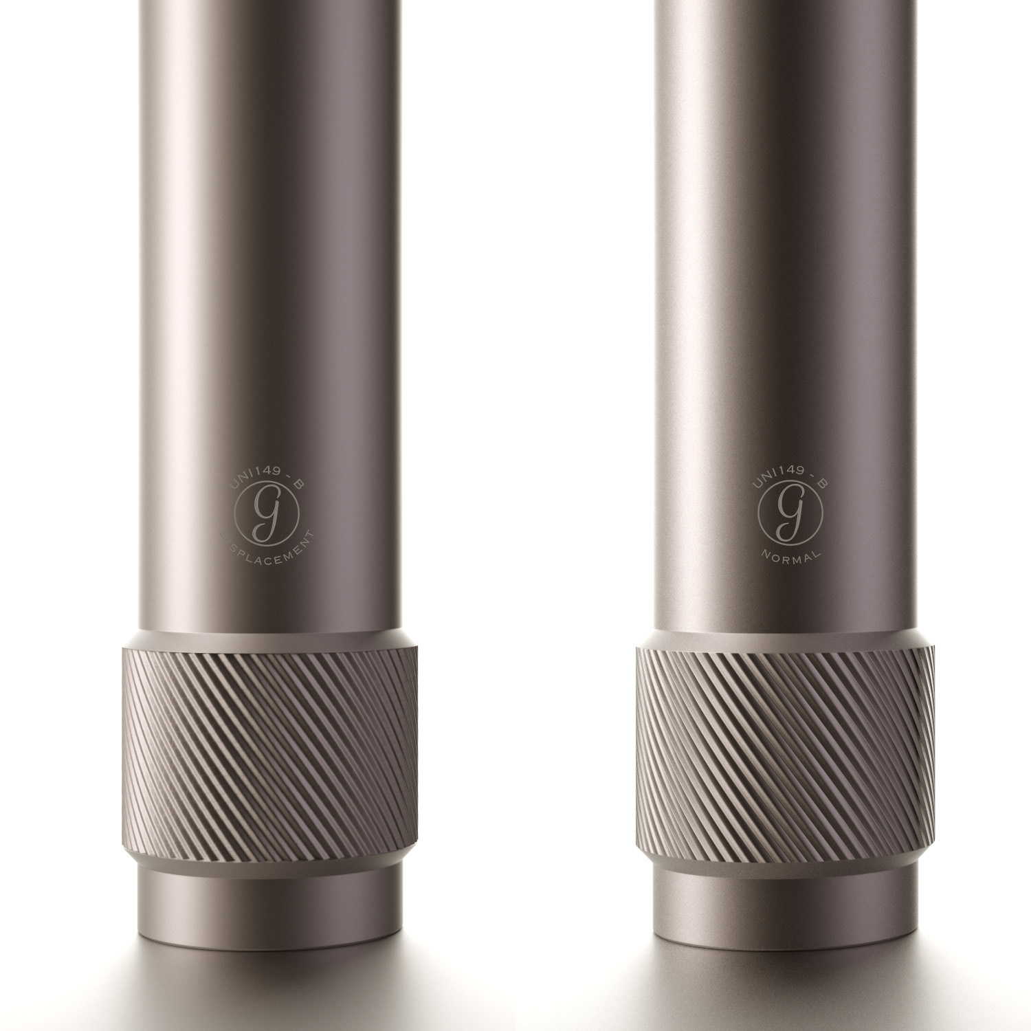 Metal texture，Knurling，UNI 149，