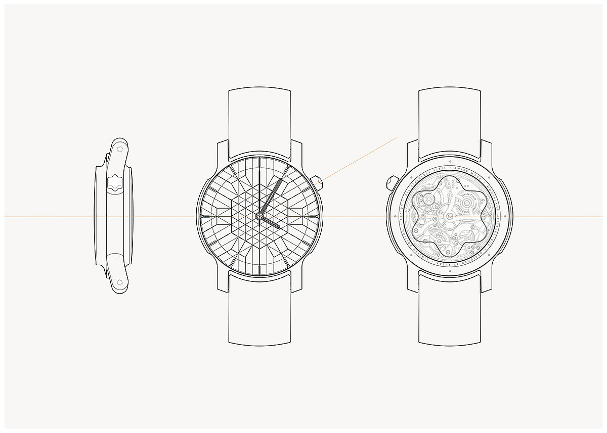 FLOCON，Wrist watch，product design，industrial design，