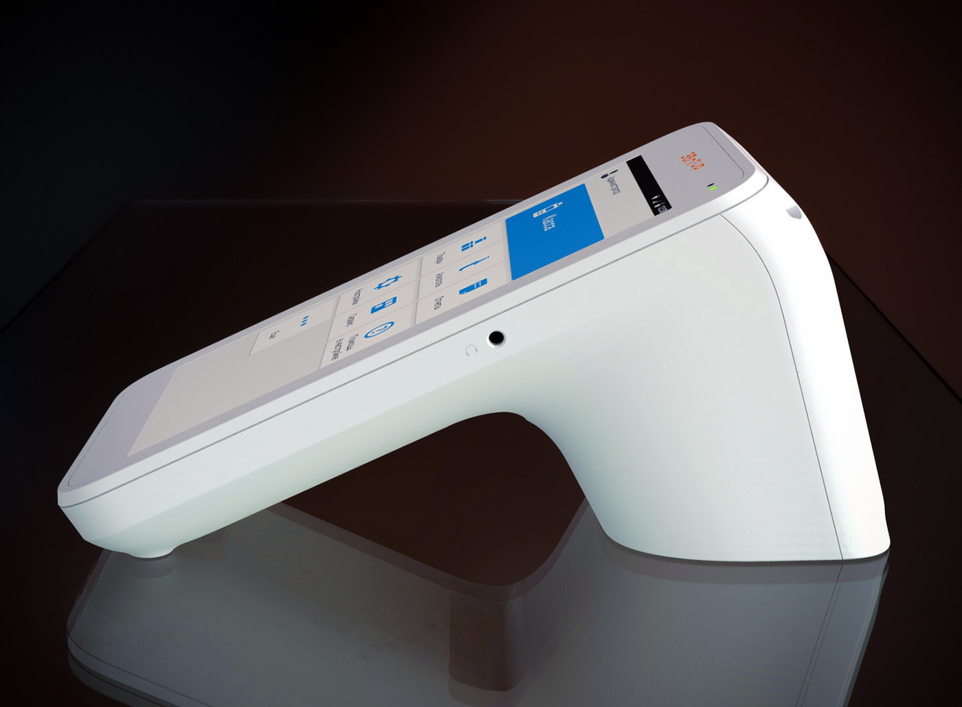 intelligence，white，Payment machine，