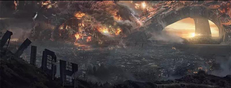 Hand drawn，vehicle，Automobile design，science fiction，Wandering the earth，Original painting，originality，