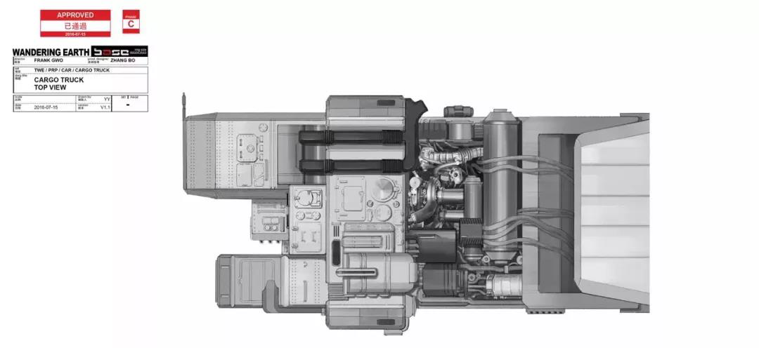 Hand drawn，vehicle，Automobile design，science fiction，Wandering the earth，Original painting，originality，