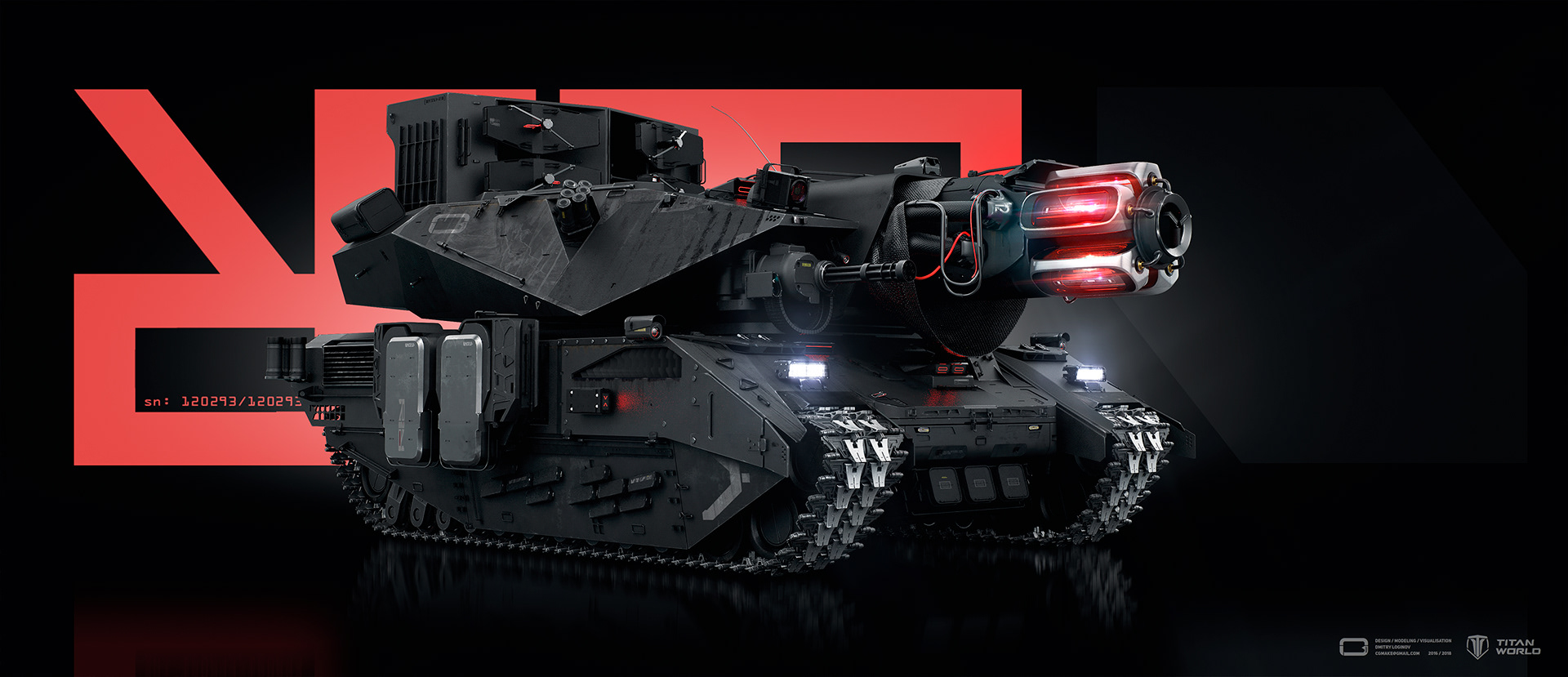 industrial design，conceptual design，arms，Tank，