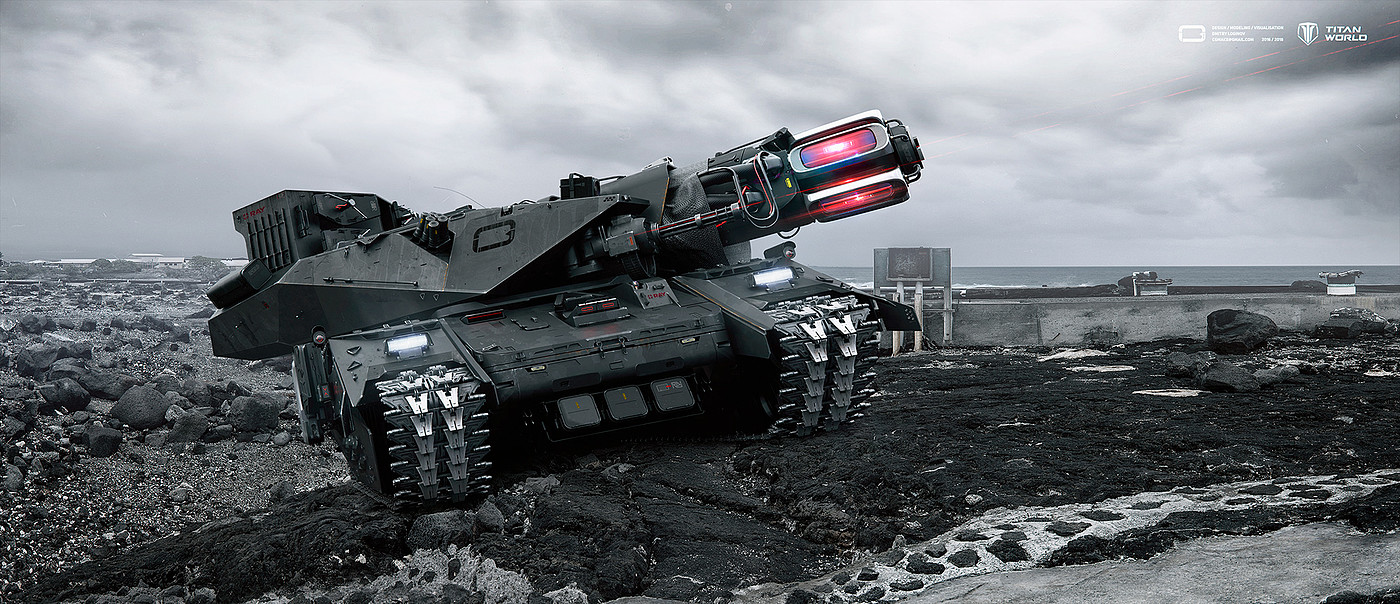 industrial design，conceptual design，arms，Tank，