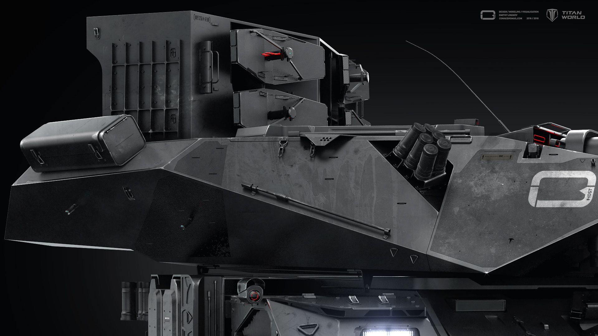 industrial design，conceptual design，arms，Tank，