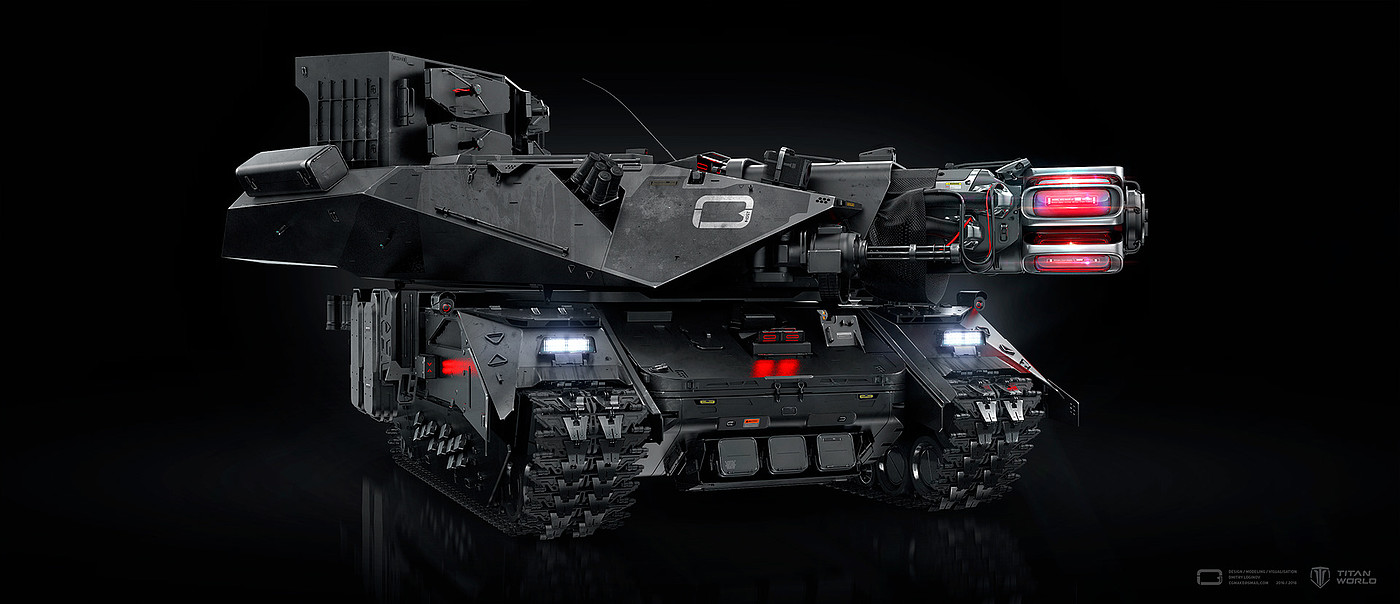 industrial design，conceptual design，arms，Tank，