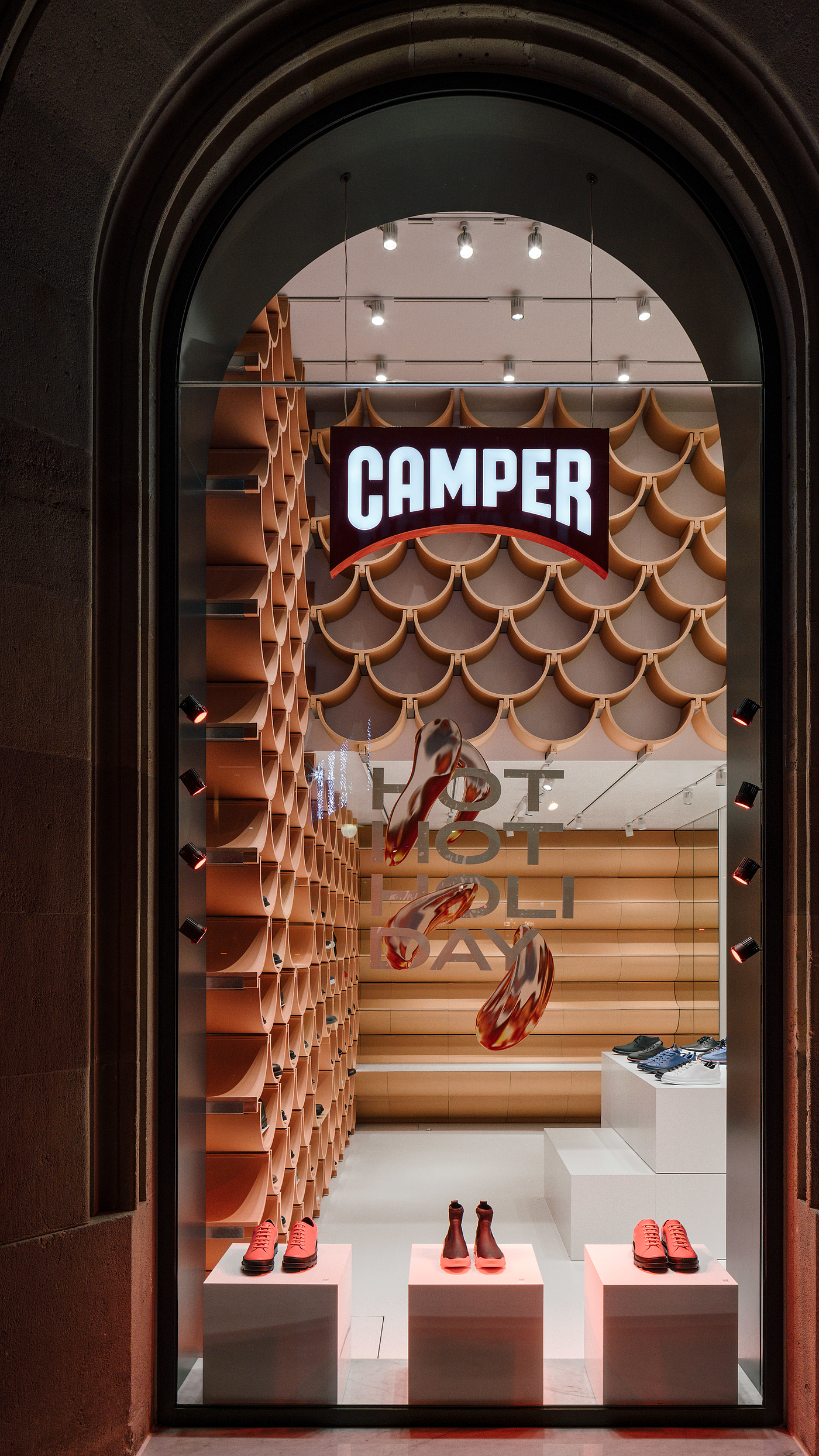 Camper，鞋店，室内设计，产品设计，