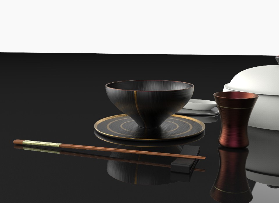 Porcelain and metal，