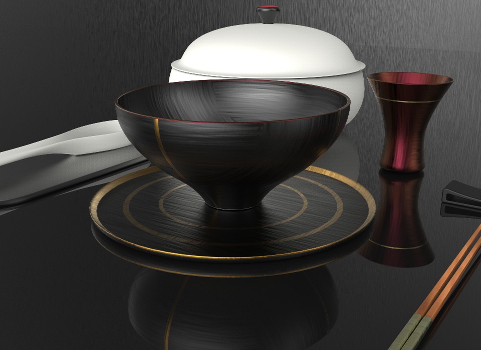 Porcelain and metal，