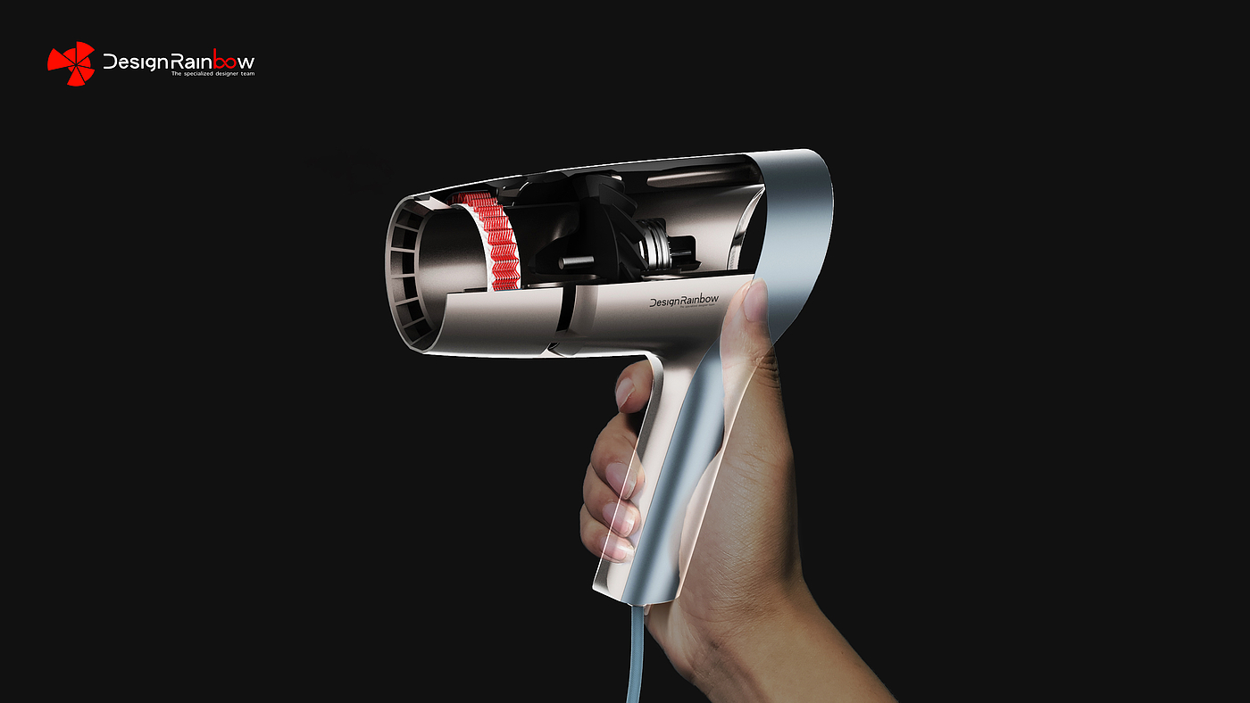 Structural design，Appearance design，product design，industrial design，hair drier，Personal care，