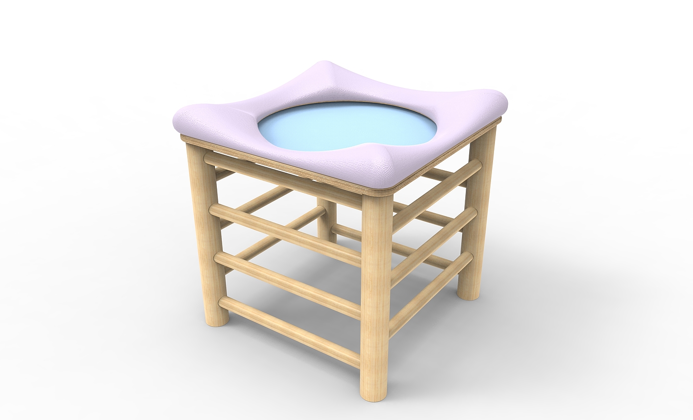 Handicraft stool，