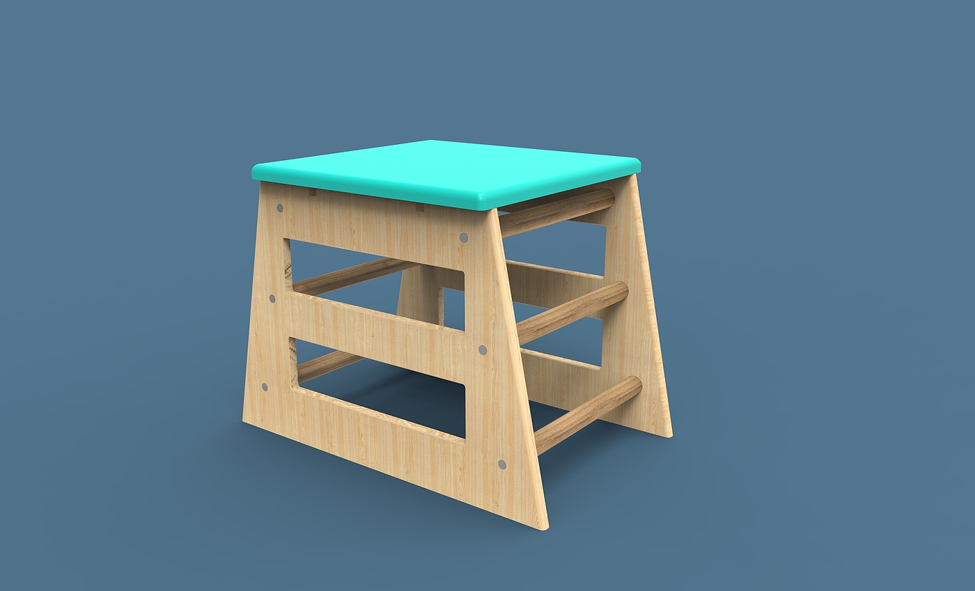 Handicraft stool，