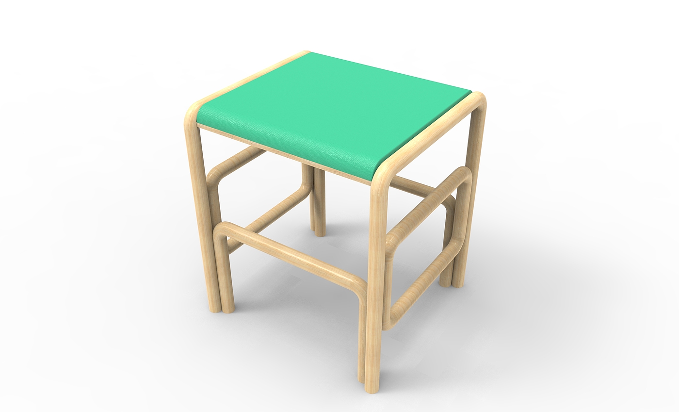 Handicraft stool，