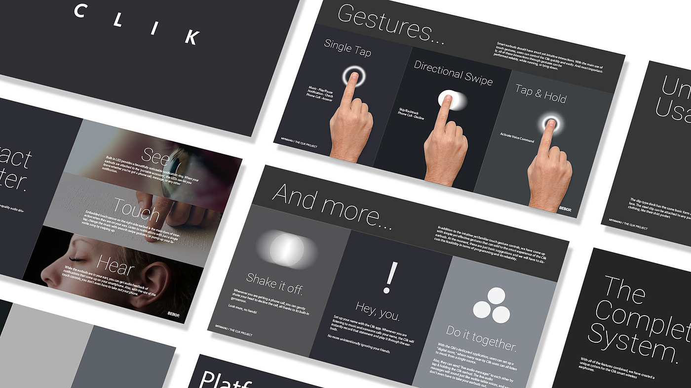 Speech translation，Wireless headset，CLIK，
