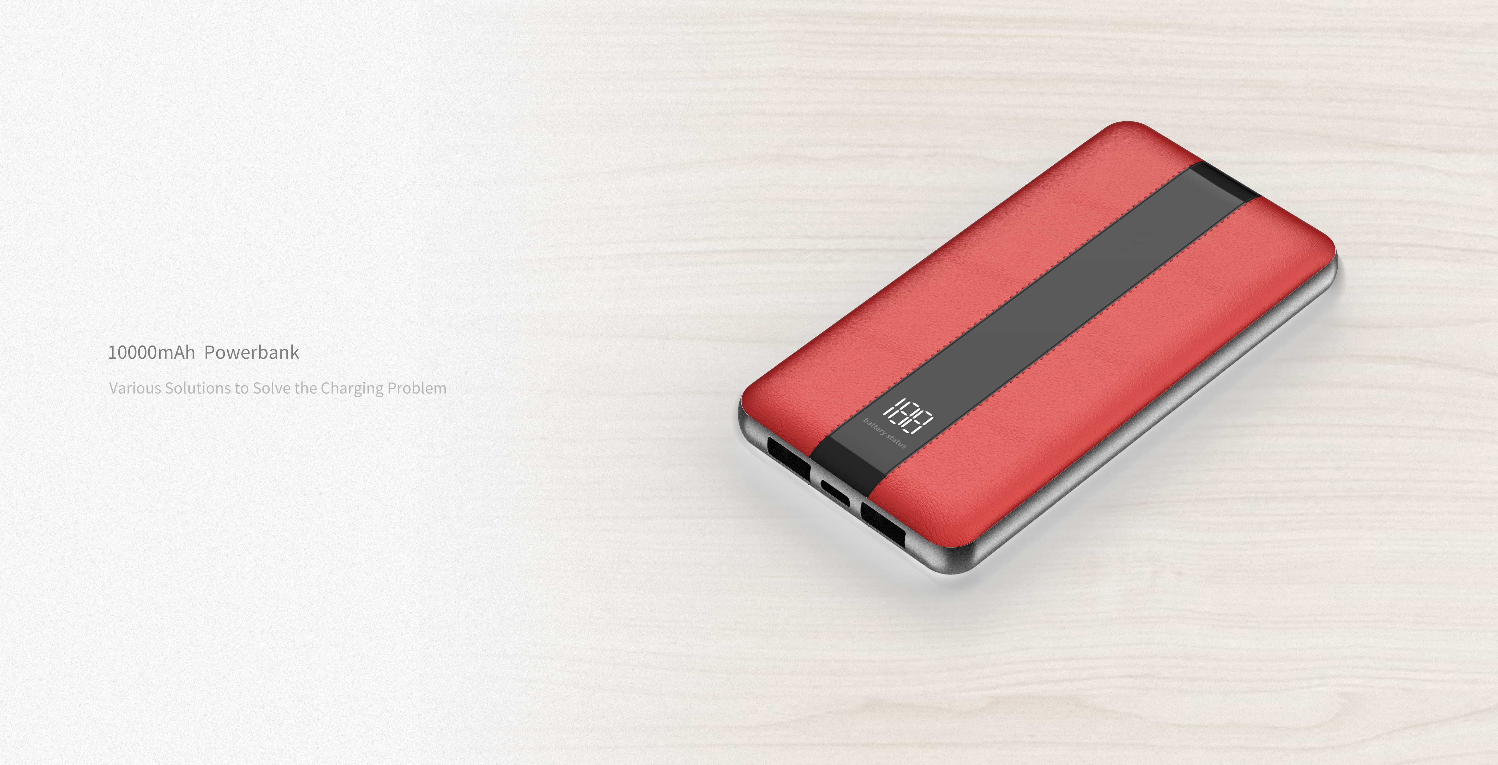 5000mAh dermatoglyphic mobile power supply，