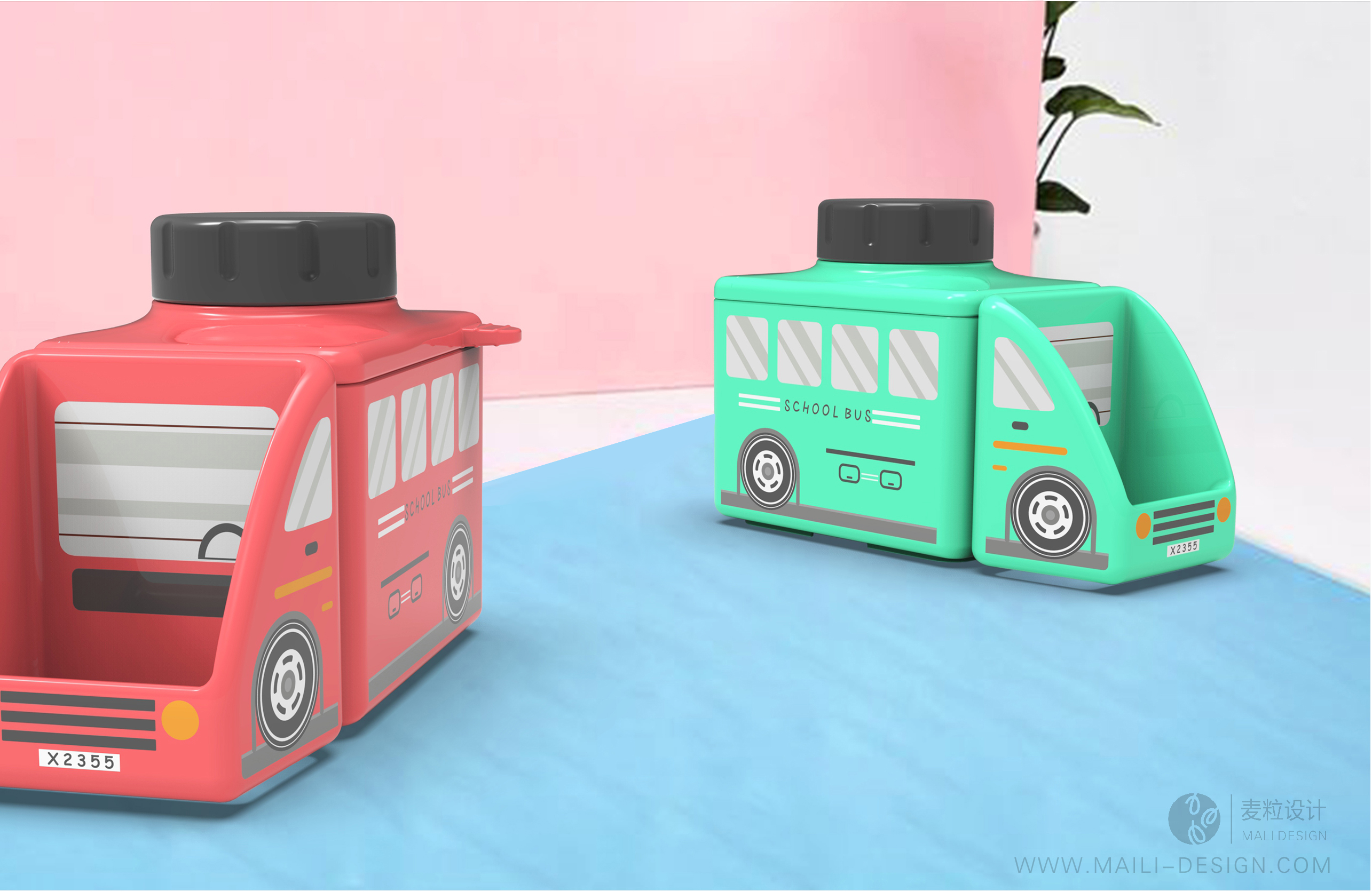 Portable，Milk powder box，Cartoon，children，automobile，