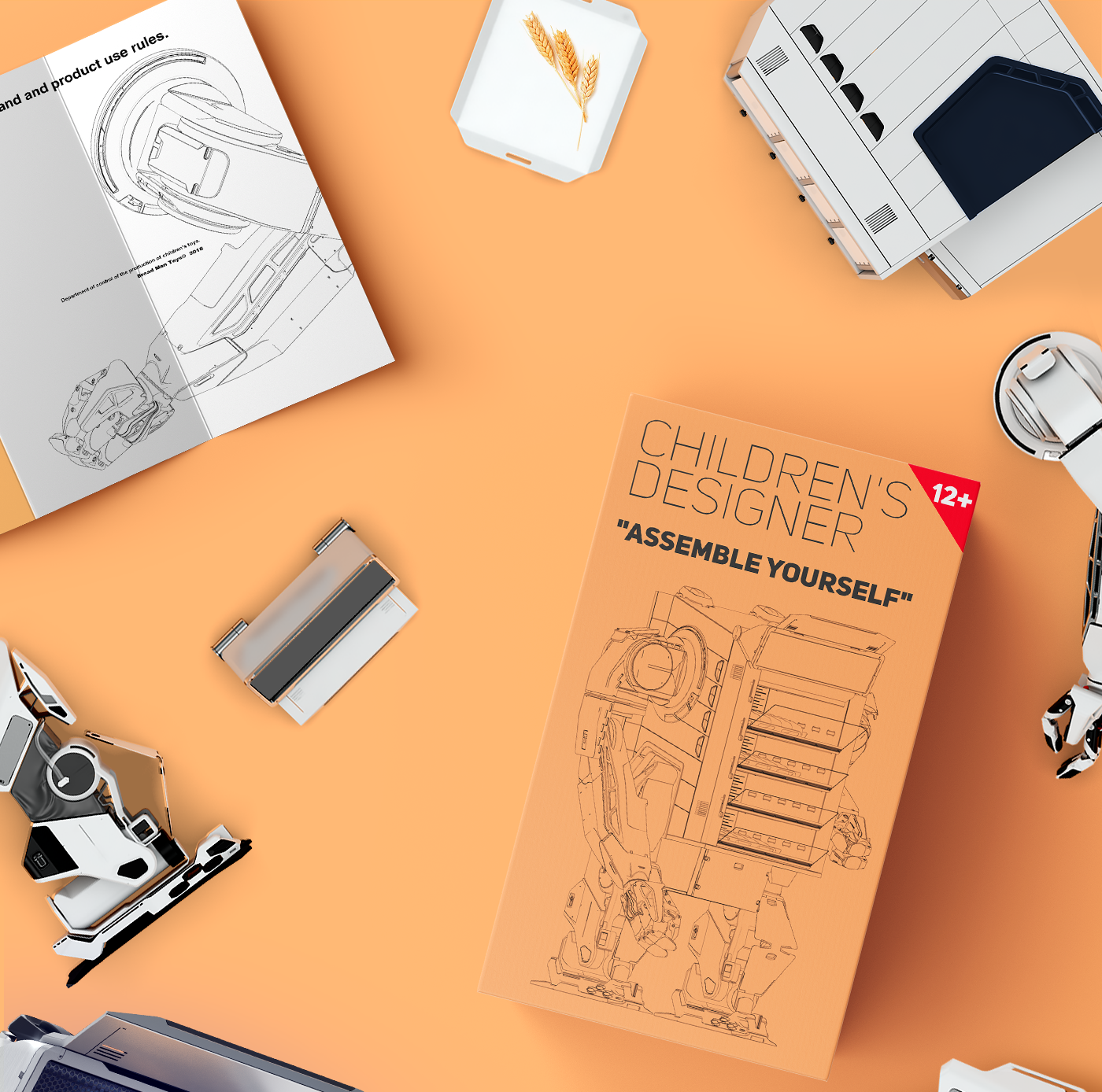 bread，bake，BREAD MAN，robot，