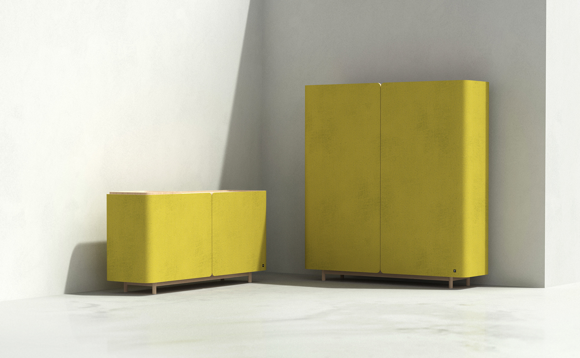 yellow，sideboard，Hugs，