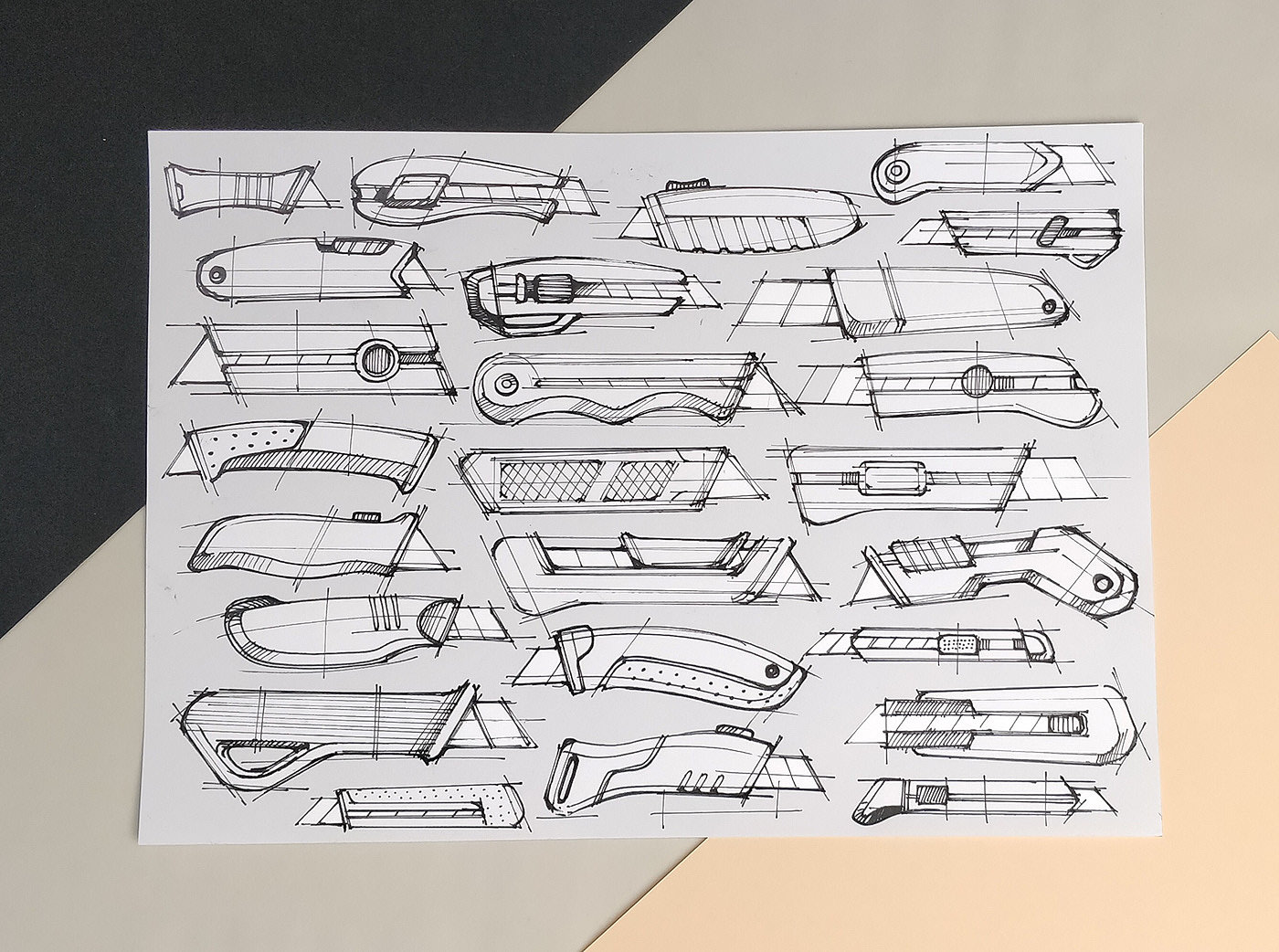 Marius Kindler，industrial design，Hand drawn，