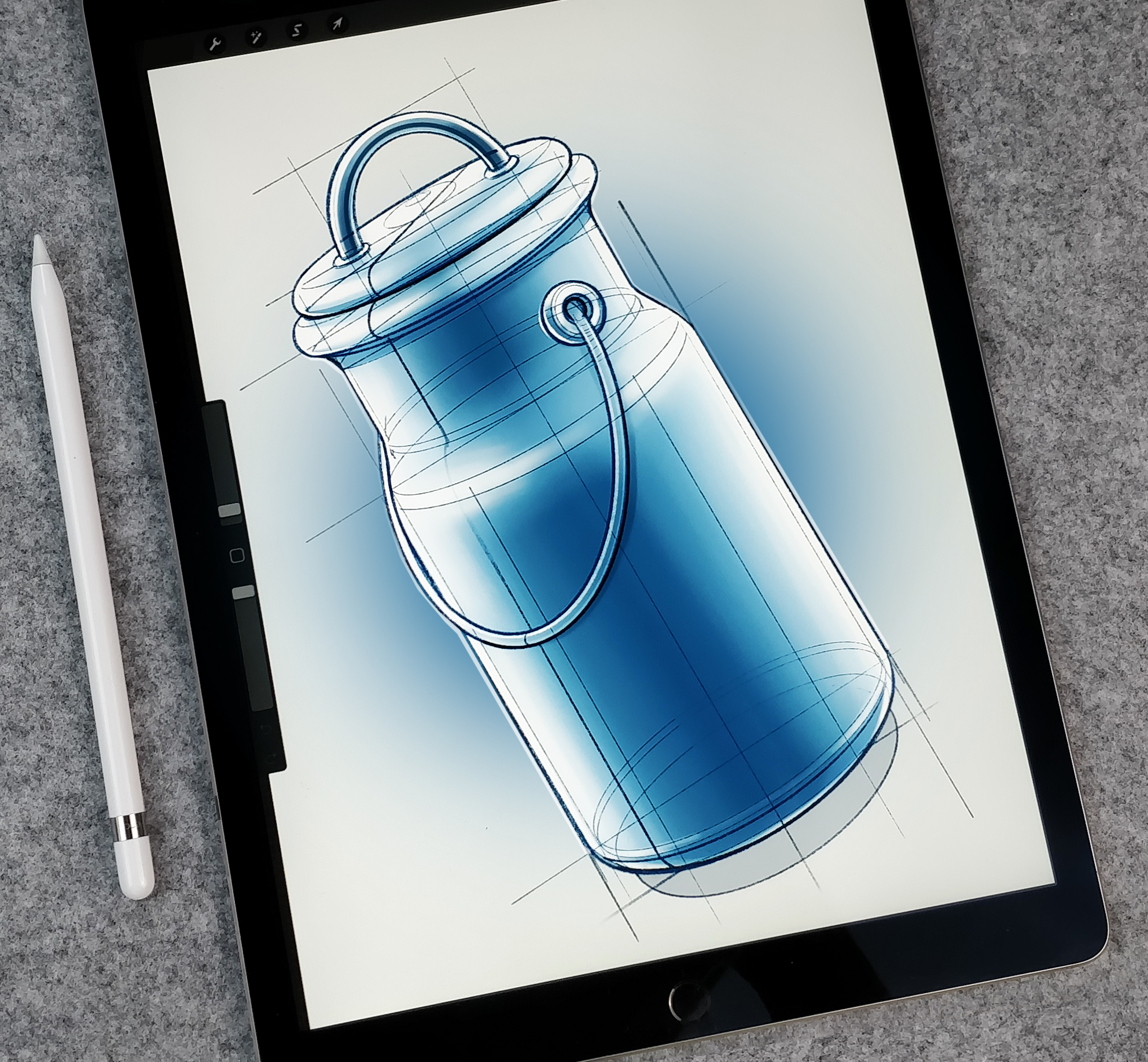 Marius Kindler，industrial design，Hand drawn，