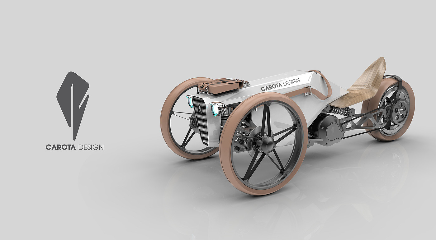 Design，Rendering，Tricycle，