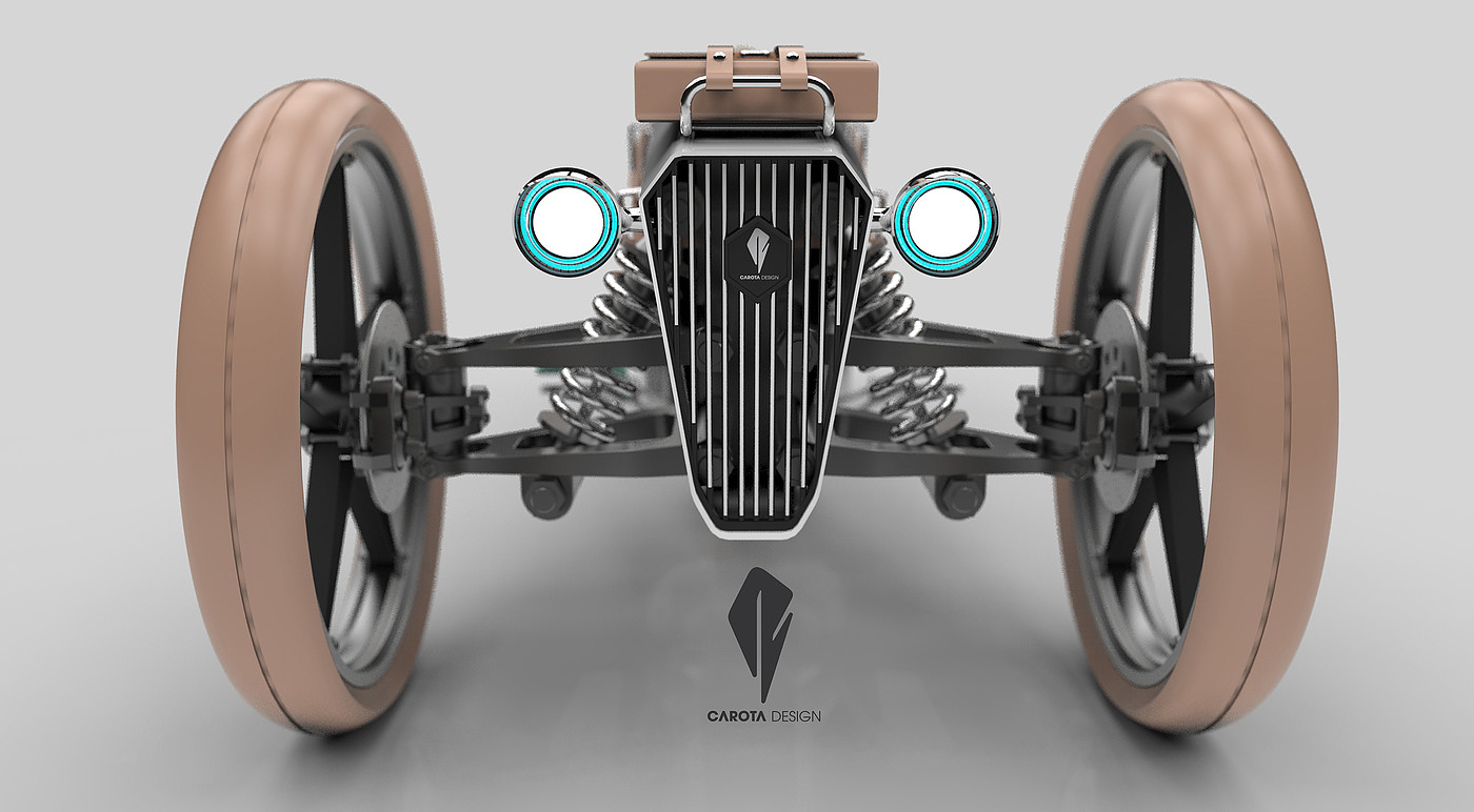 Design，Rendering，Tricycle，