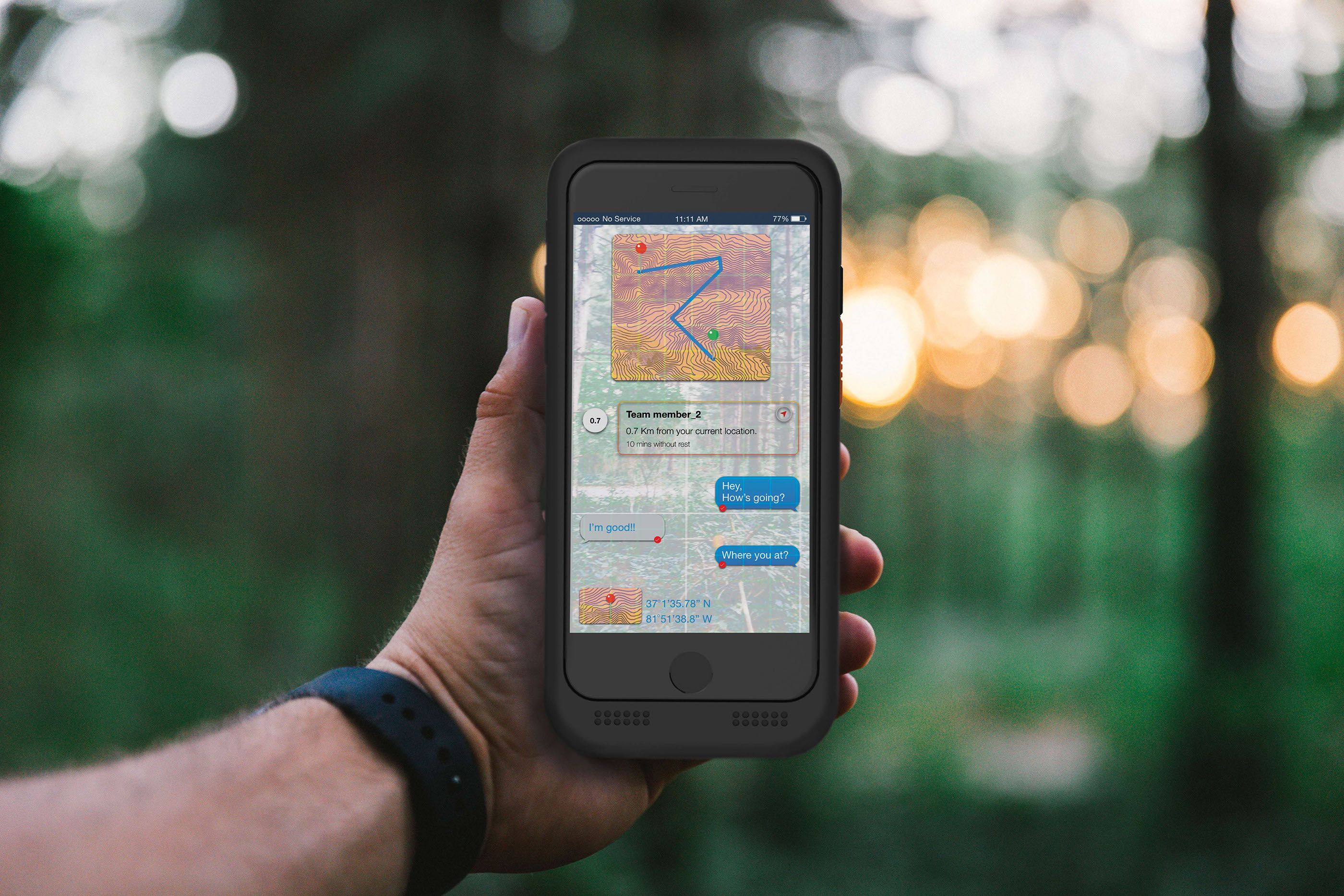 walkie-talkie，Mobile phone shell，field，