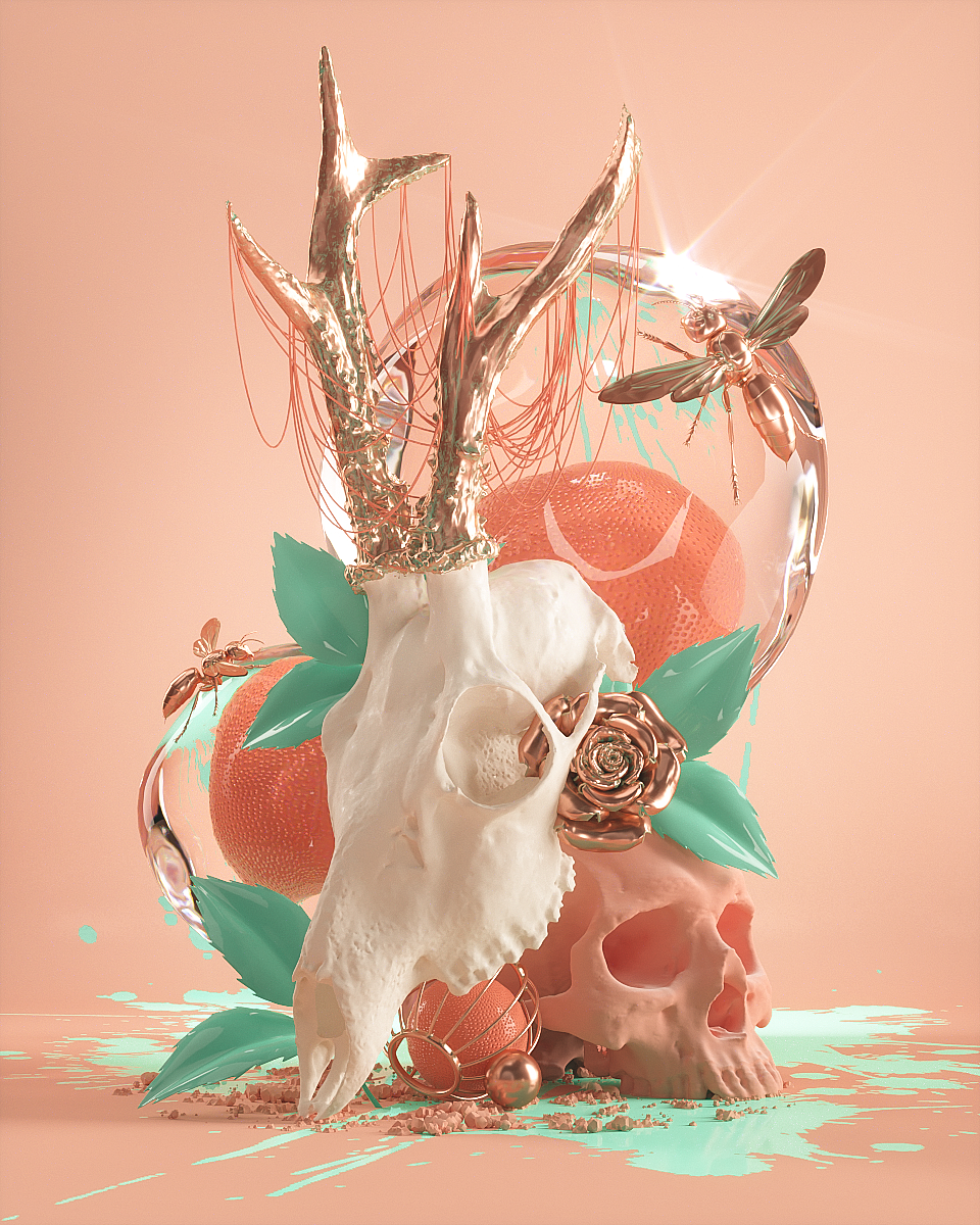 Art，modeling，c4d，