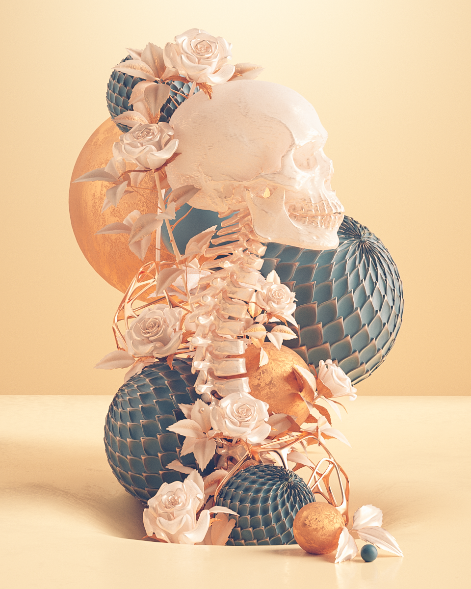 Art，modeling，c4d，