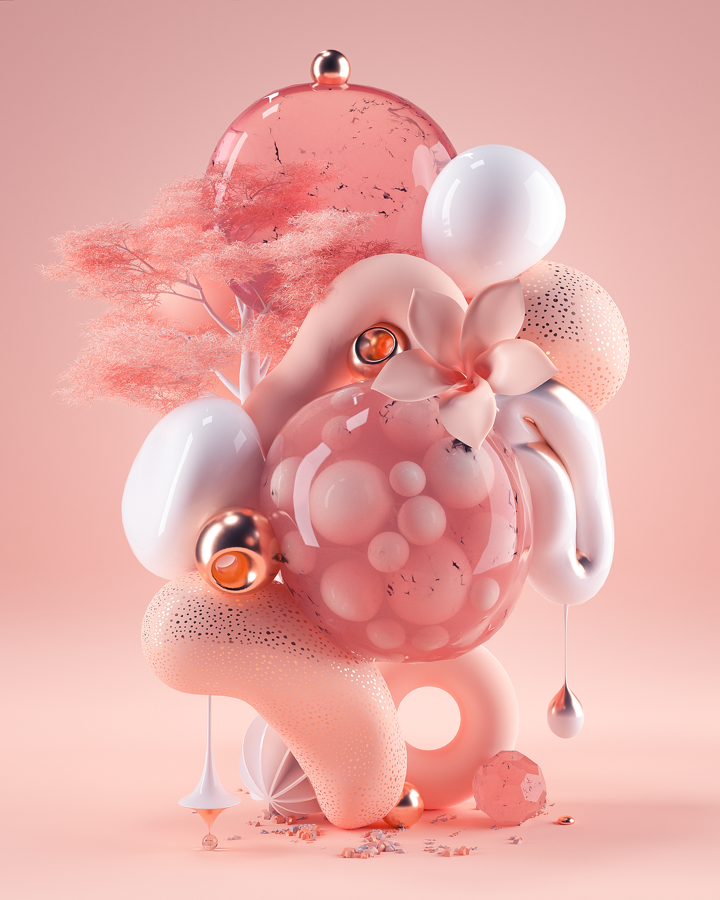 Art，modeling，c4d，