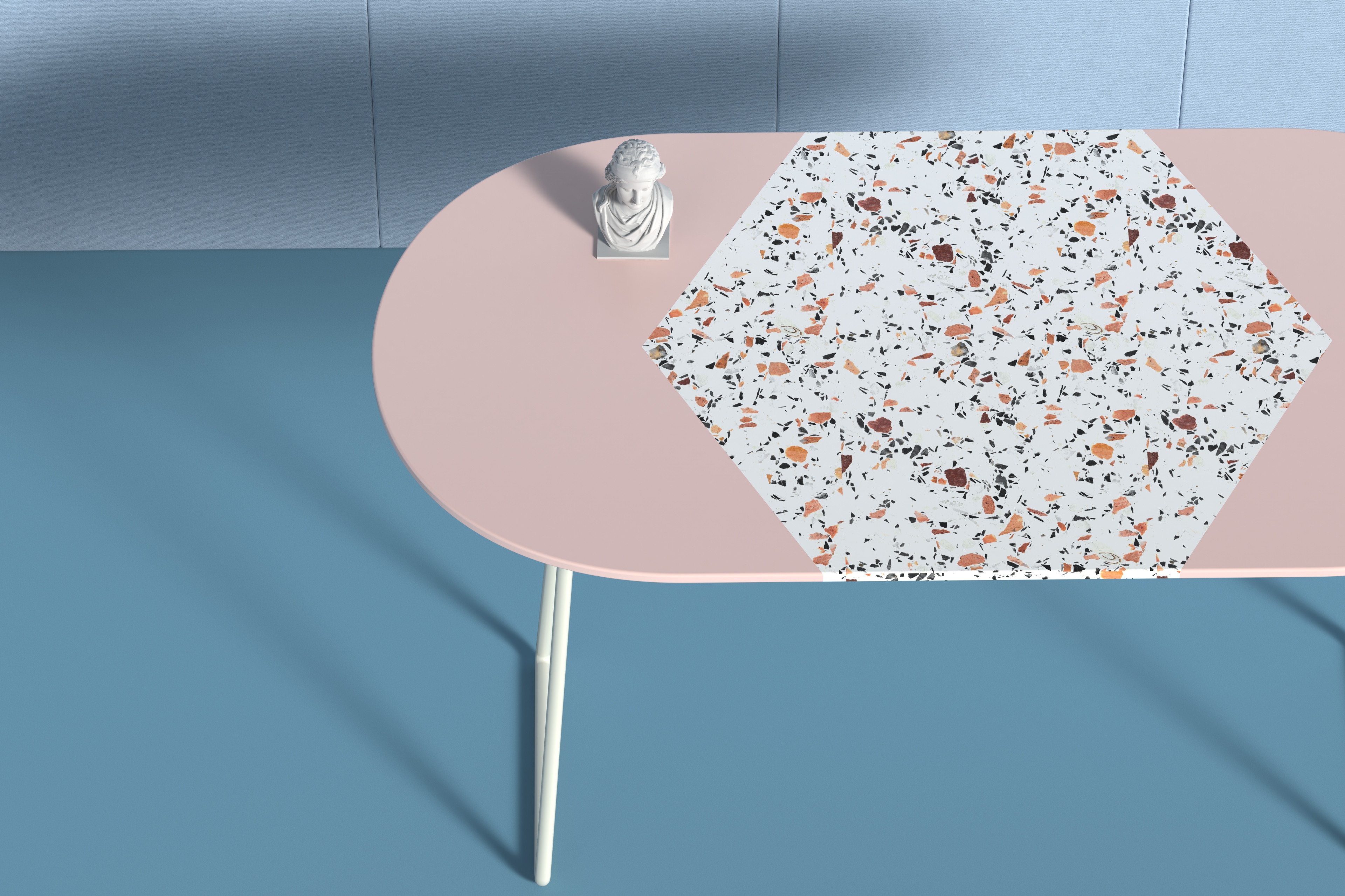 quiet，Tables and chairs，Sculpture，Macaroon，