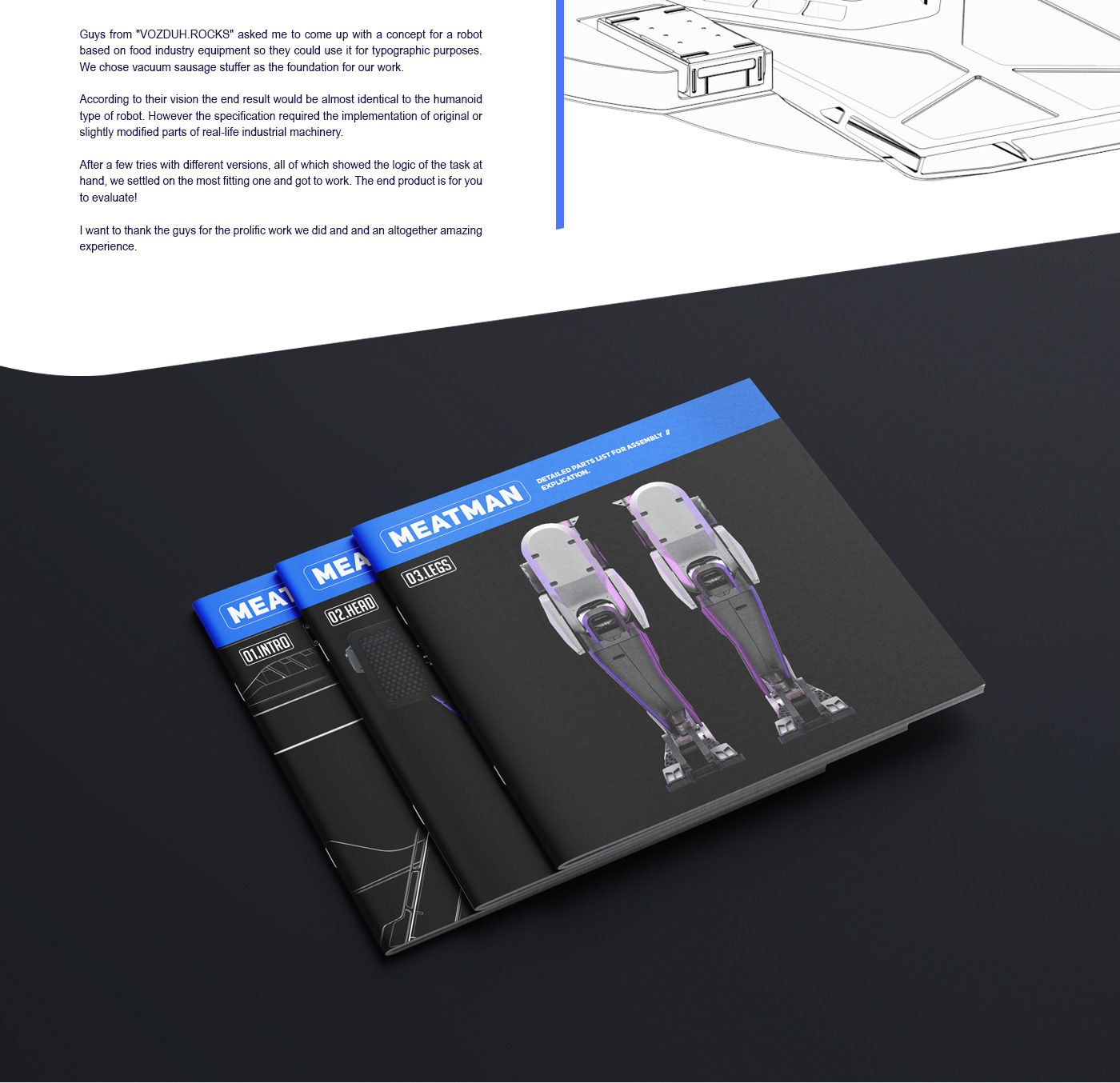 robot，food，Meat Man，