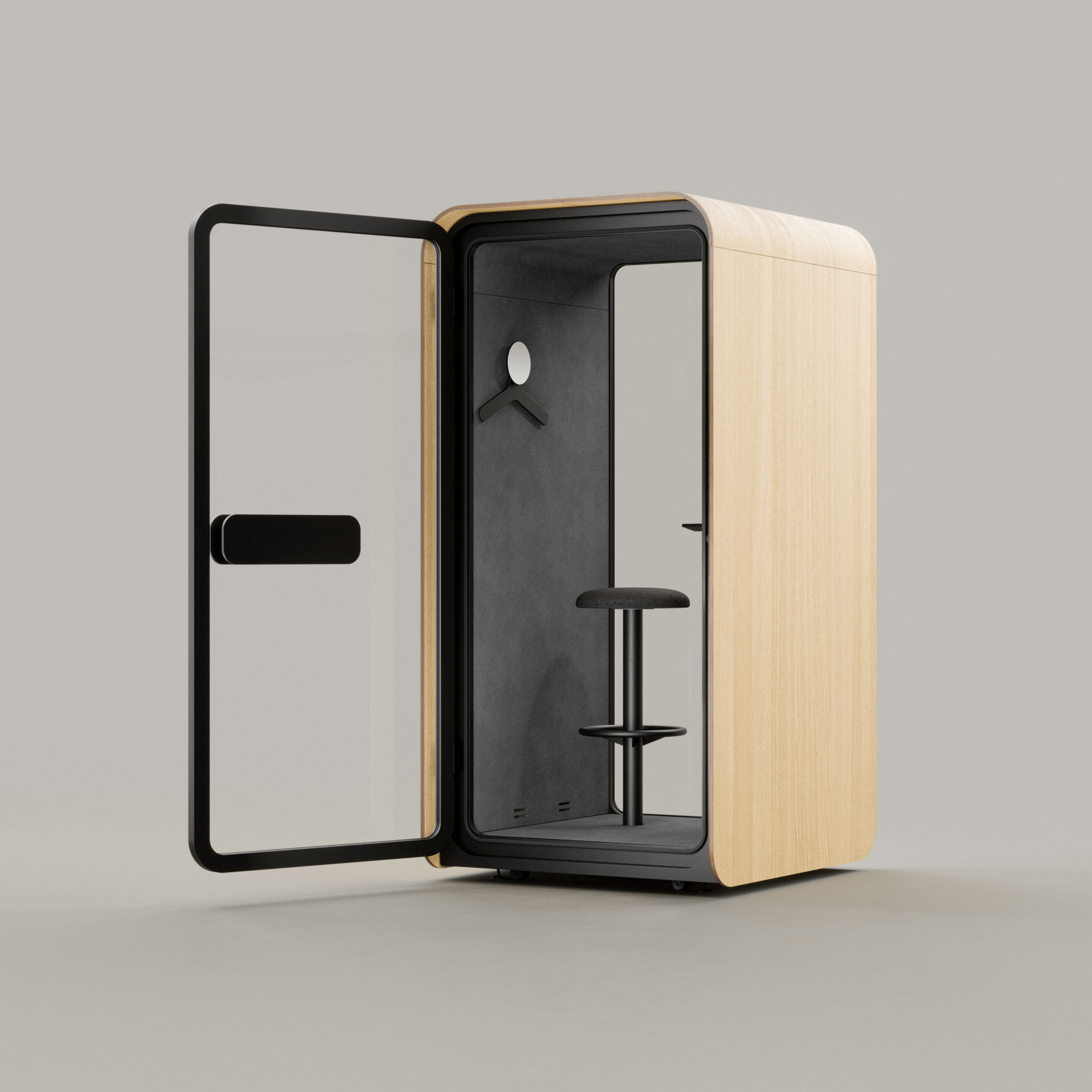 chair，Privacy，Pods，Henrik Kjellberg，PodBooth，