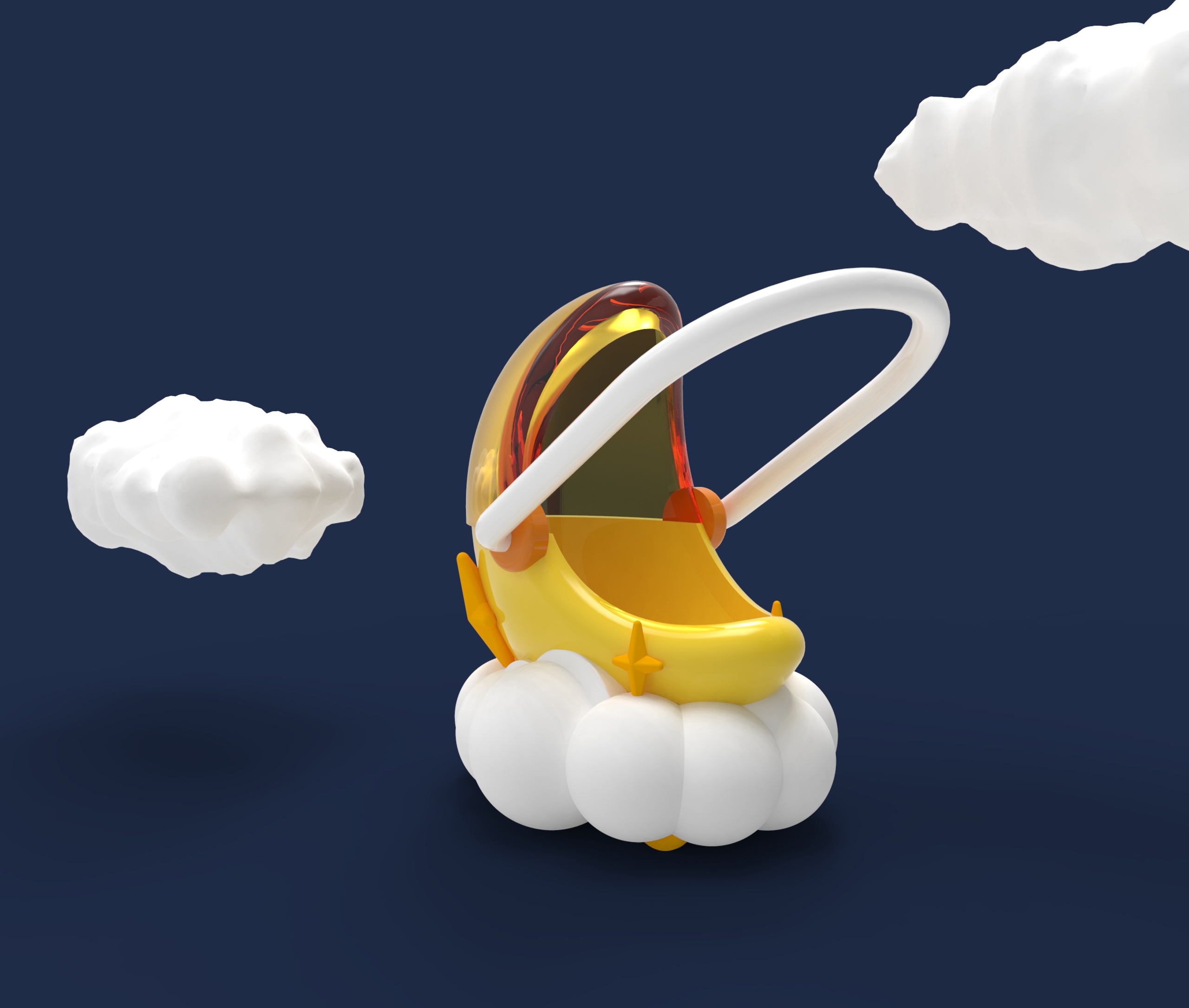 Toy design，Children's Toys，Toy cart，Moon cart，Storage rack，