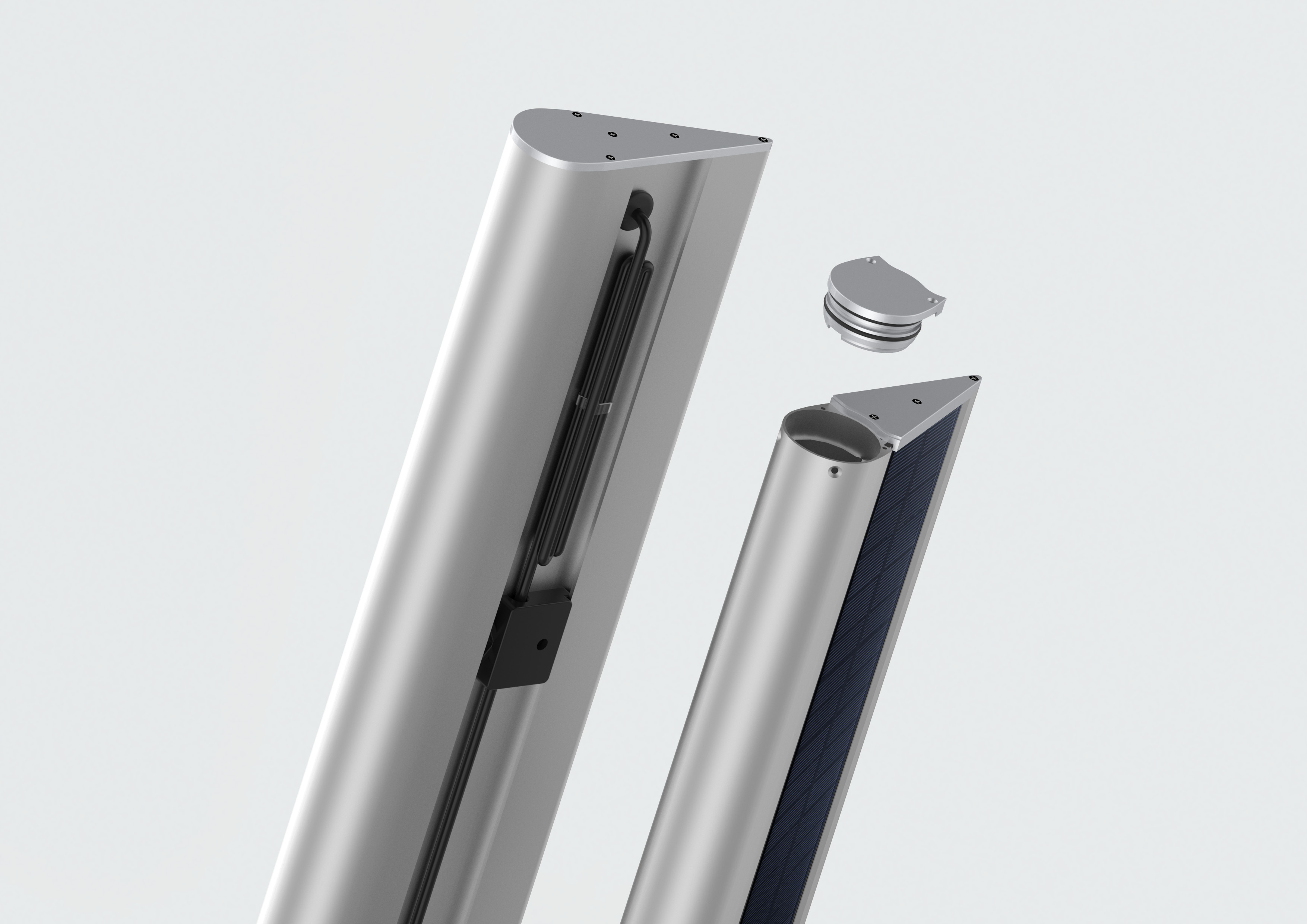 Solar energy, charging, curtain motor power supply，