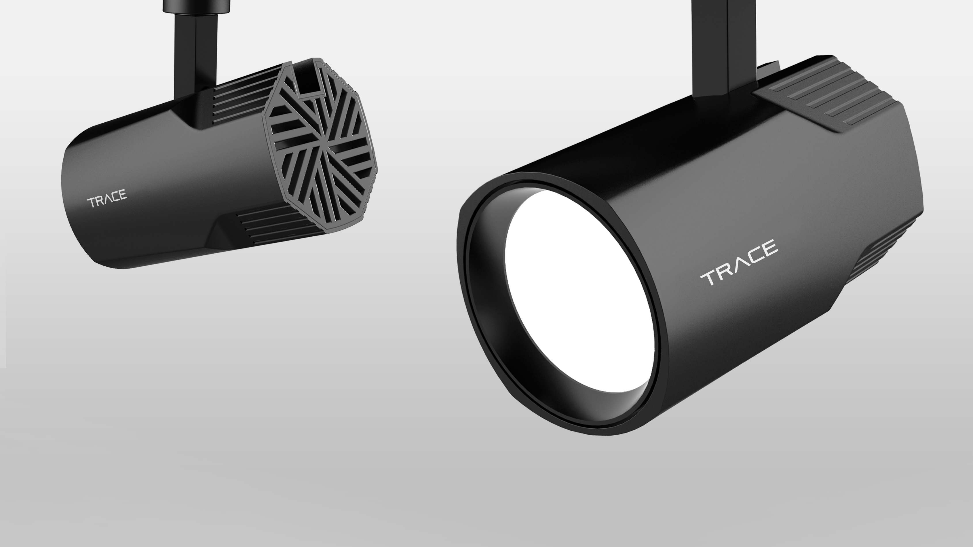 Guide rail lamp，Lamps，industrial design，