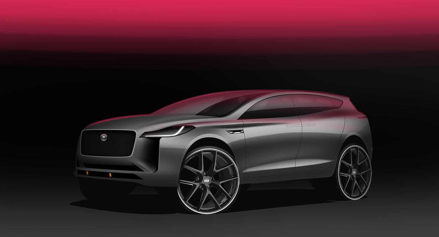 Jaguar，2d rendering，Exterior decoration，