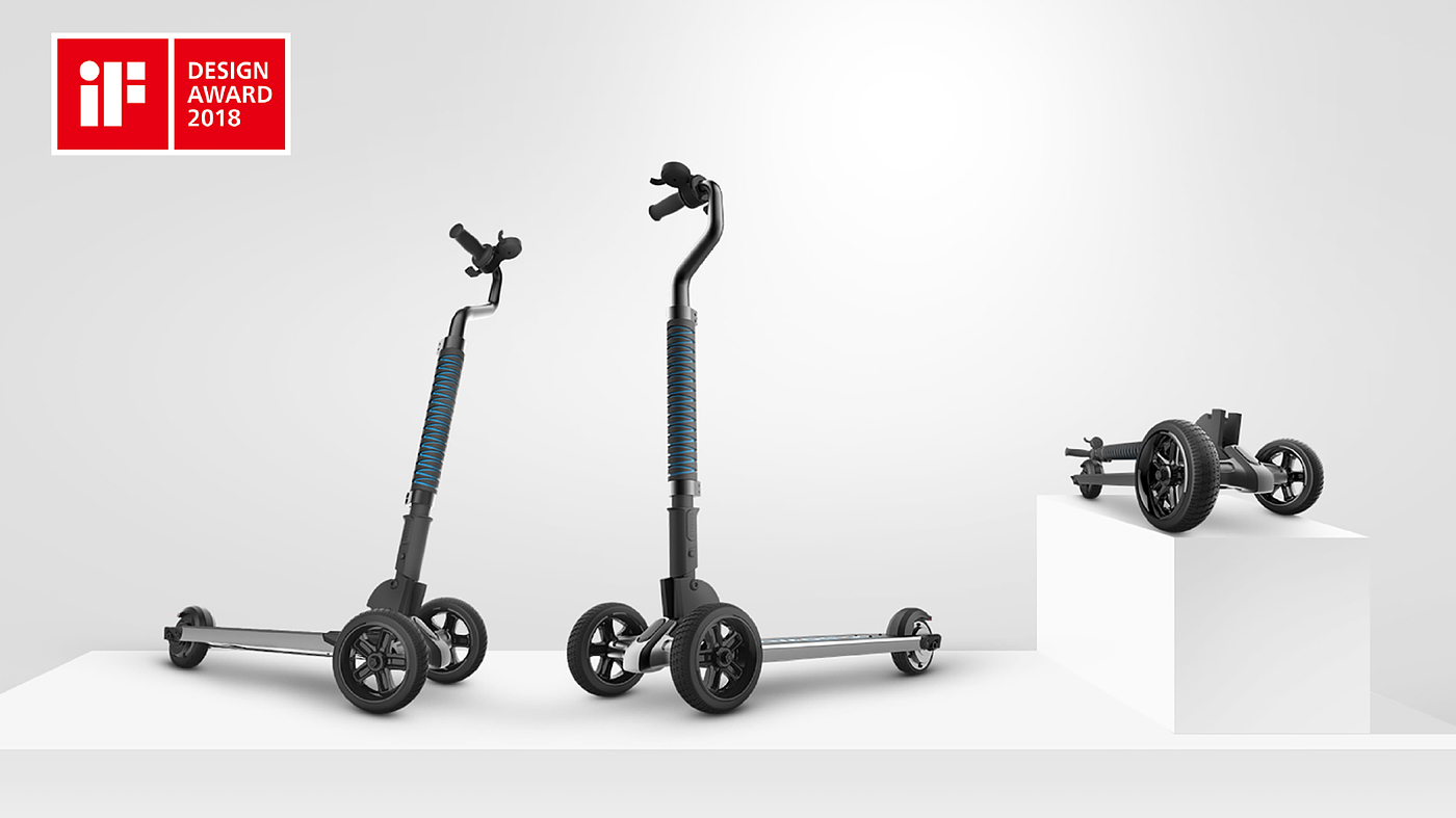 industrial design，id，Electric scooter，