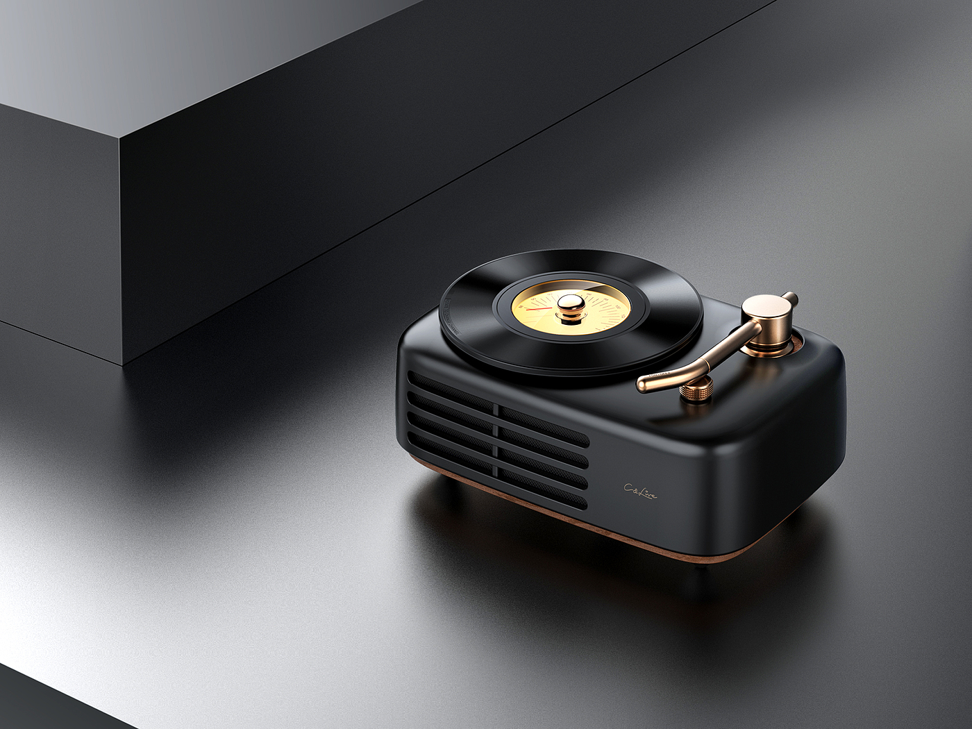 Black glue，jukebox，Bluetooth Speaker ，Mini speaker，Minor speaker，Retro Design ，