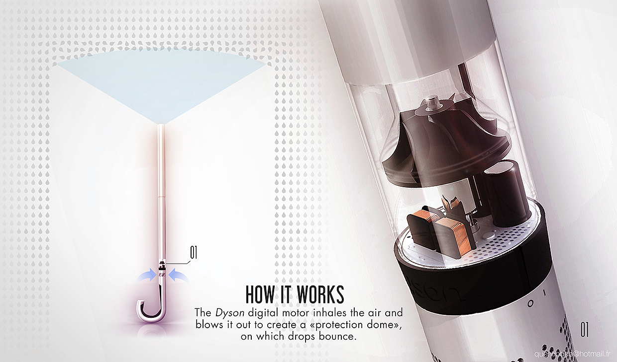 Umbrella，airblow，dysone，Future products，