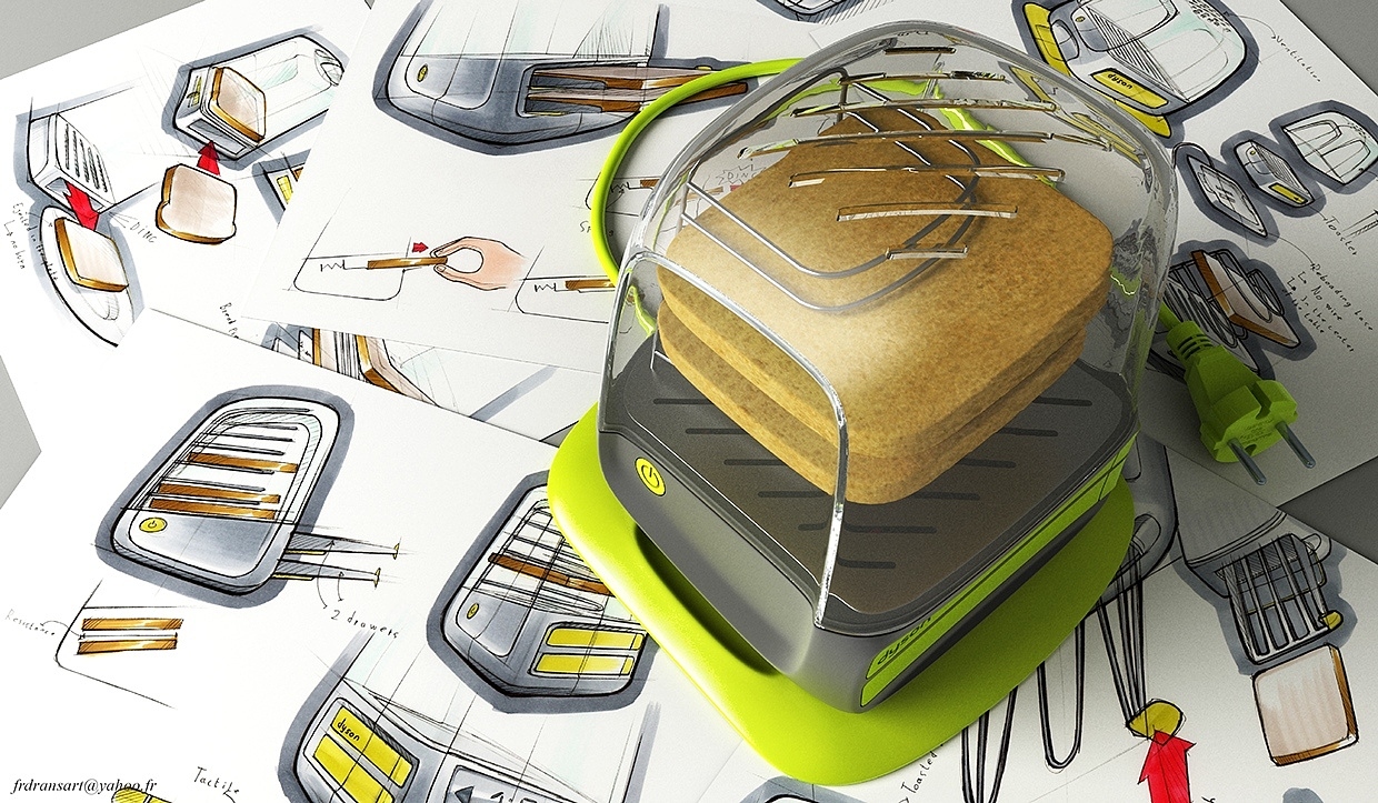 Bread machine，to toast bread，Redesign，breakfast，