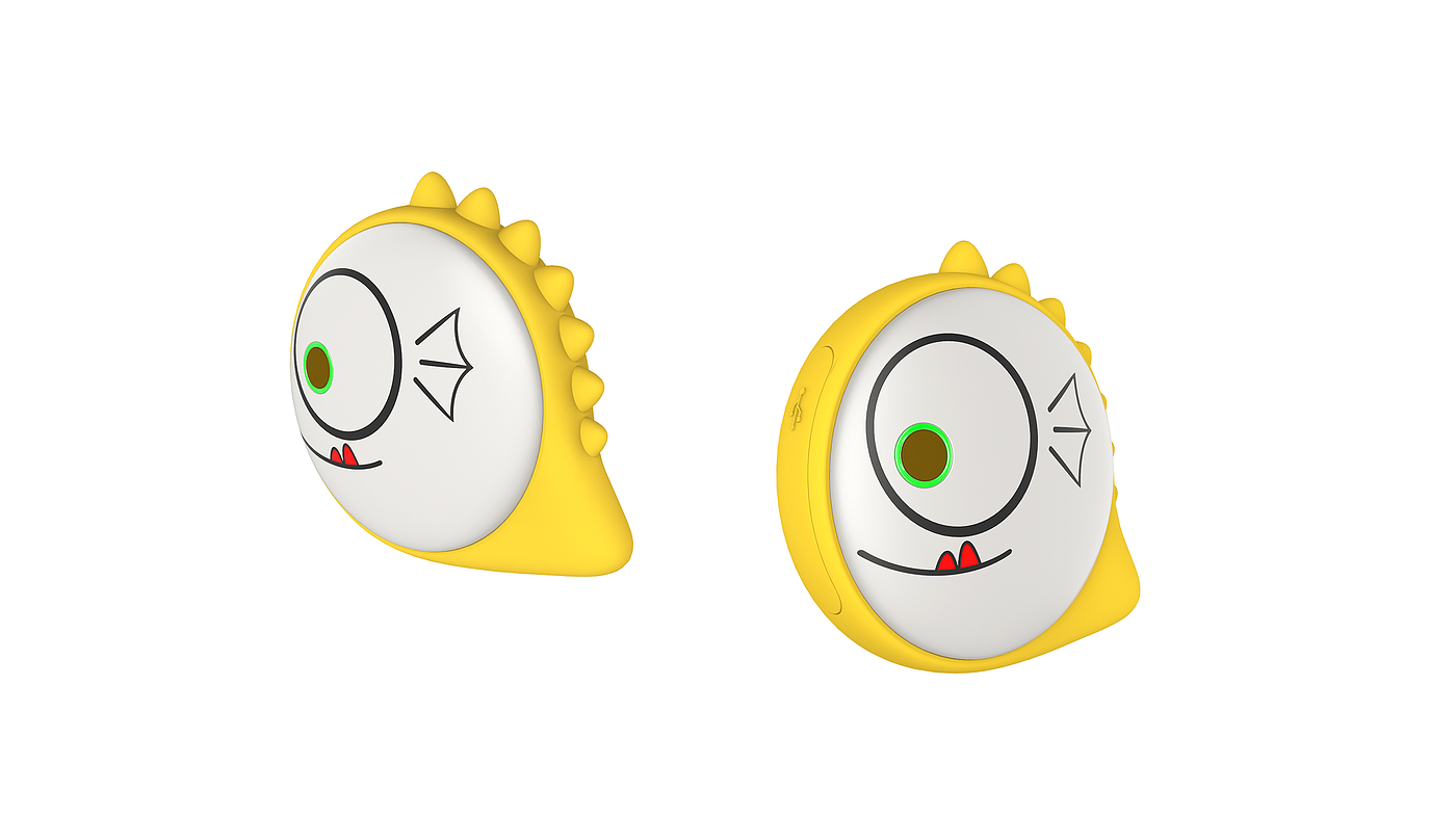 Little dinosaur, cute, mobile power，