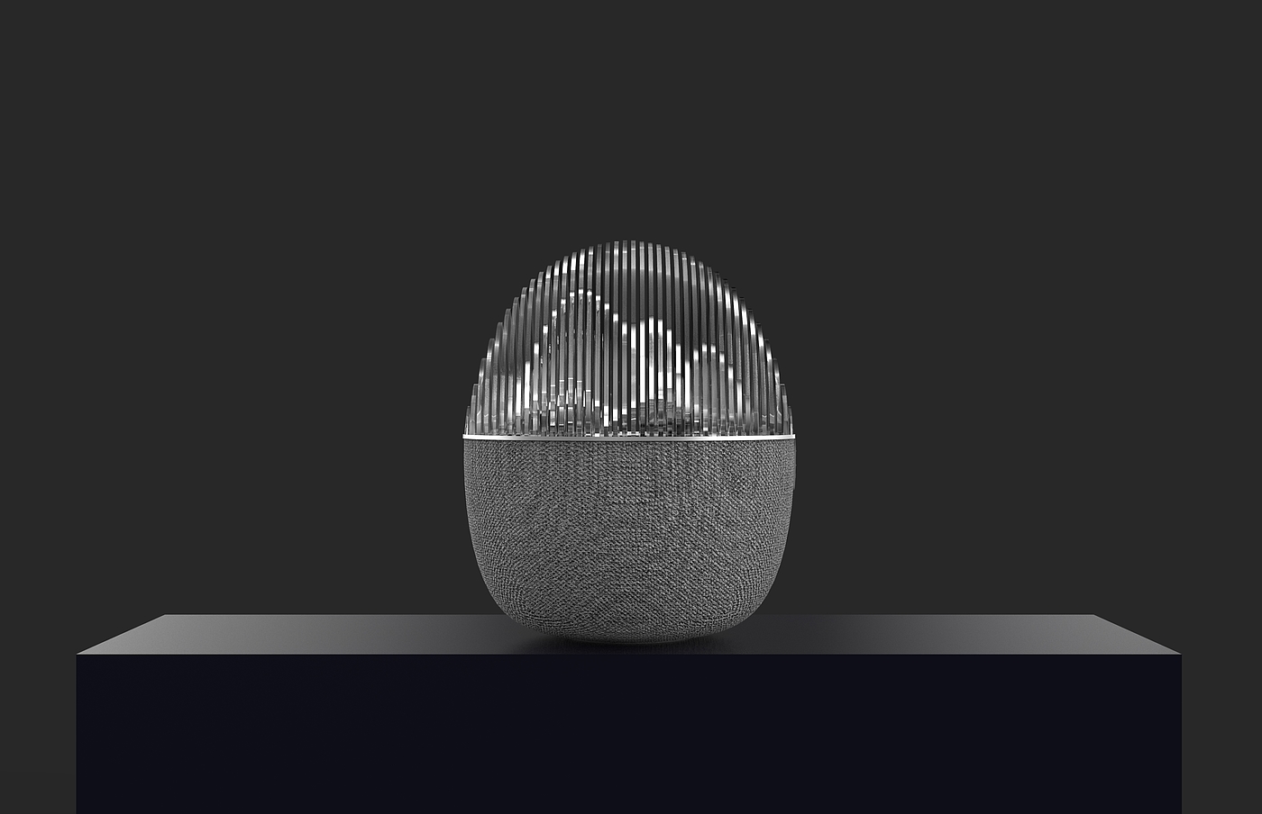 Positive and negative form，loudspeaker box，