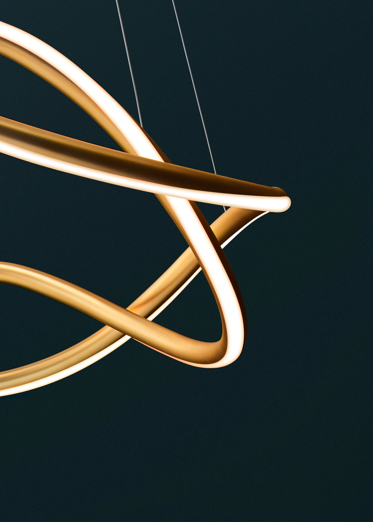 Three dimensional bending technology，industrial design，a chandelier，