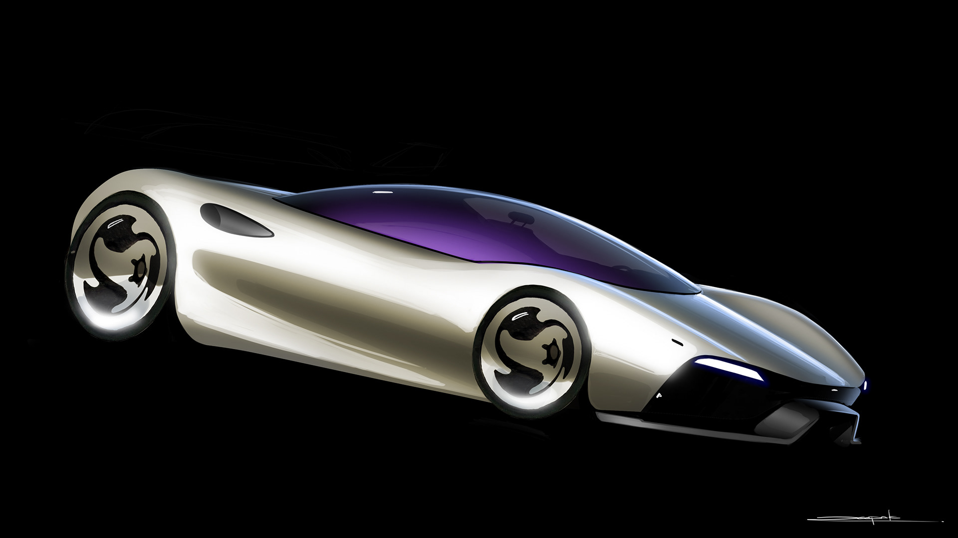 Hand drawn，automobile，