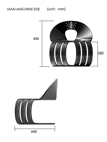 Chinese elements，chair，Hollowed out design，