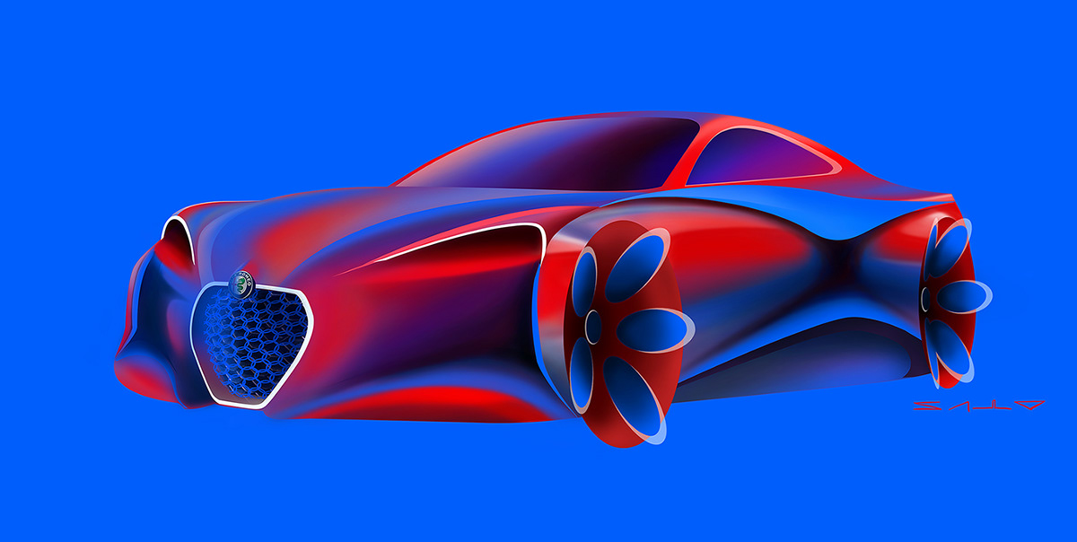 vehicle，Hand drawn，automobile，R.G.B，