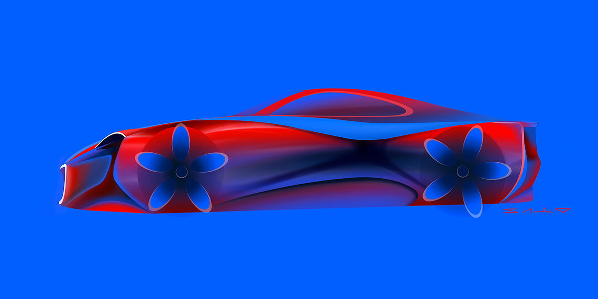 vehicle，Hand drawn，automobile，R.G.B，