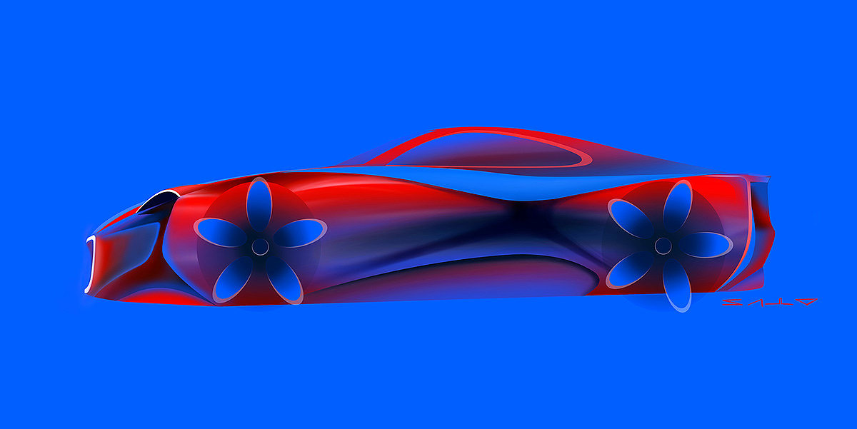 vehicle，Hand drawn，automobile，R.G.B，