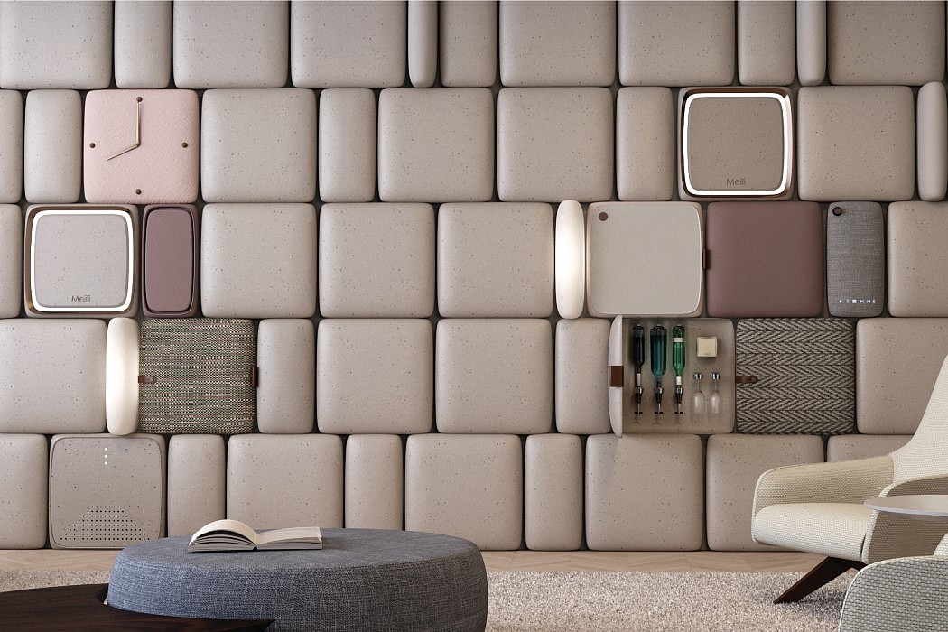 User experience，modularization，red dot，wall，
